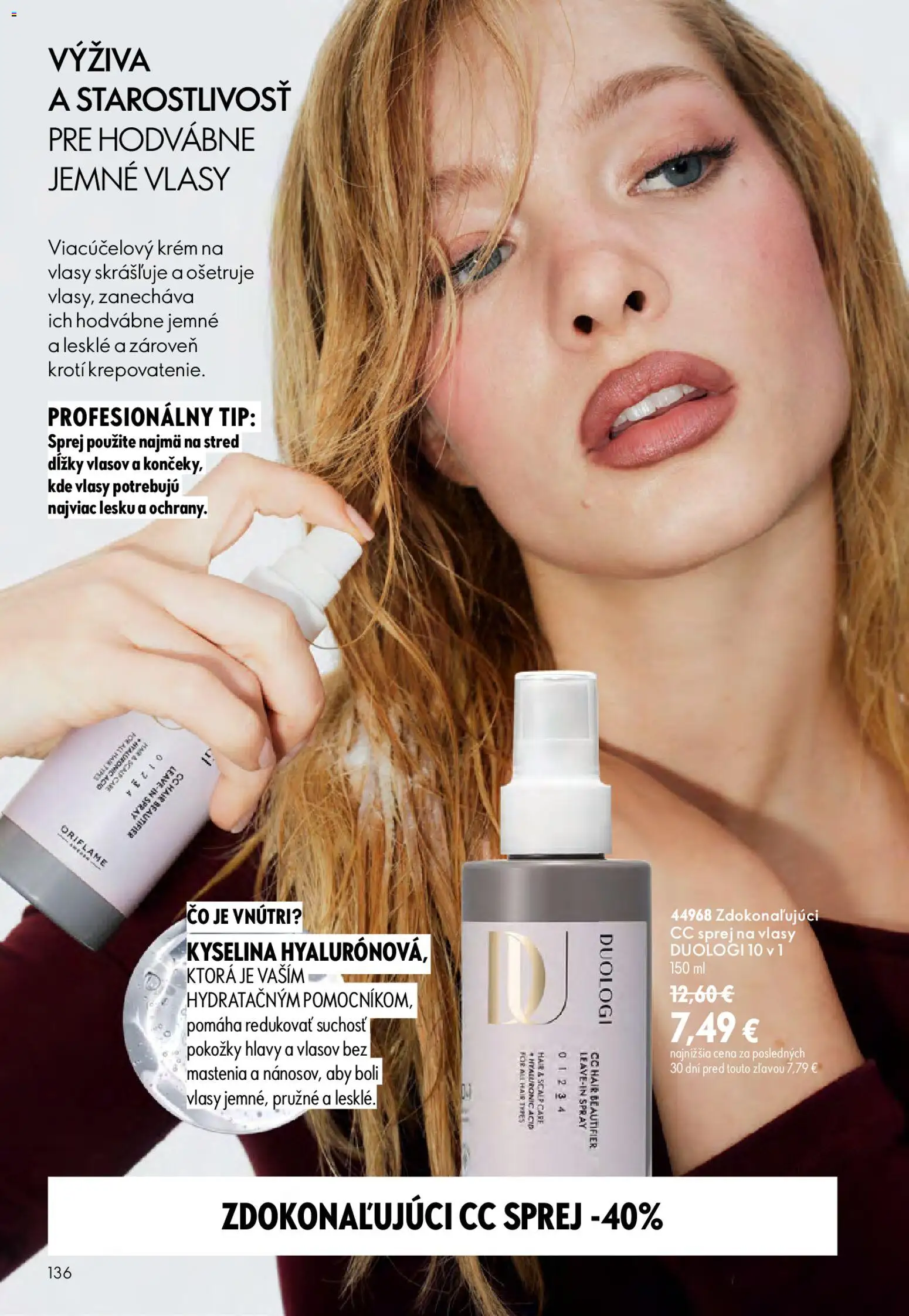 Nové Oriflame akcie – leták je platný od 09.09.2026 | Strana: 136 | Produkty: Krém