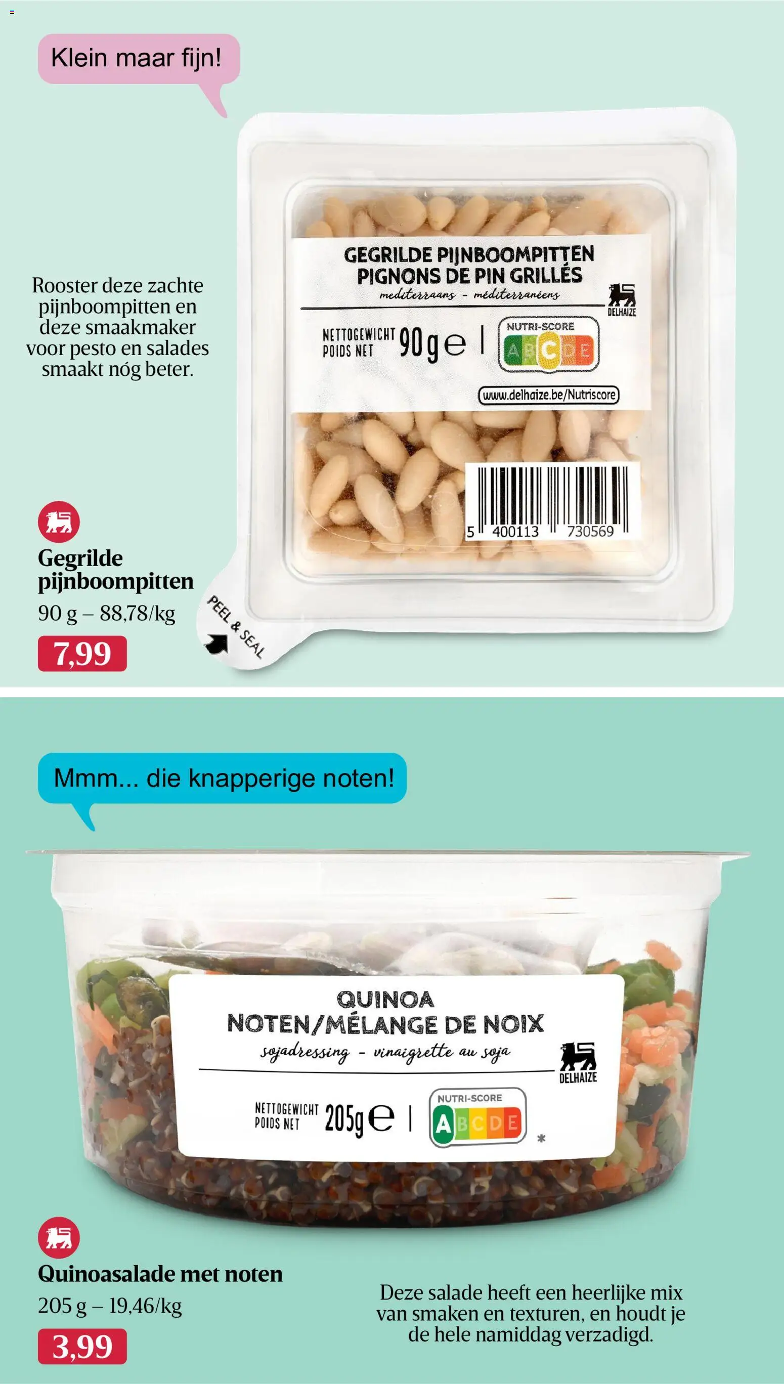 {H1} | Pagina: 43 | Producten: Salades, Quinoa, Rooster, Pin
