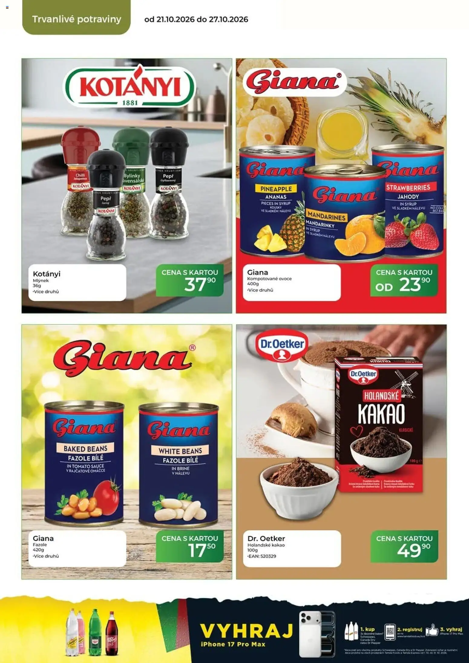 Tamda Foods leták od 21.10.2026 | Strana: 42 | Produkty: Ananas, Mandarinky, Chilli, Kakao