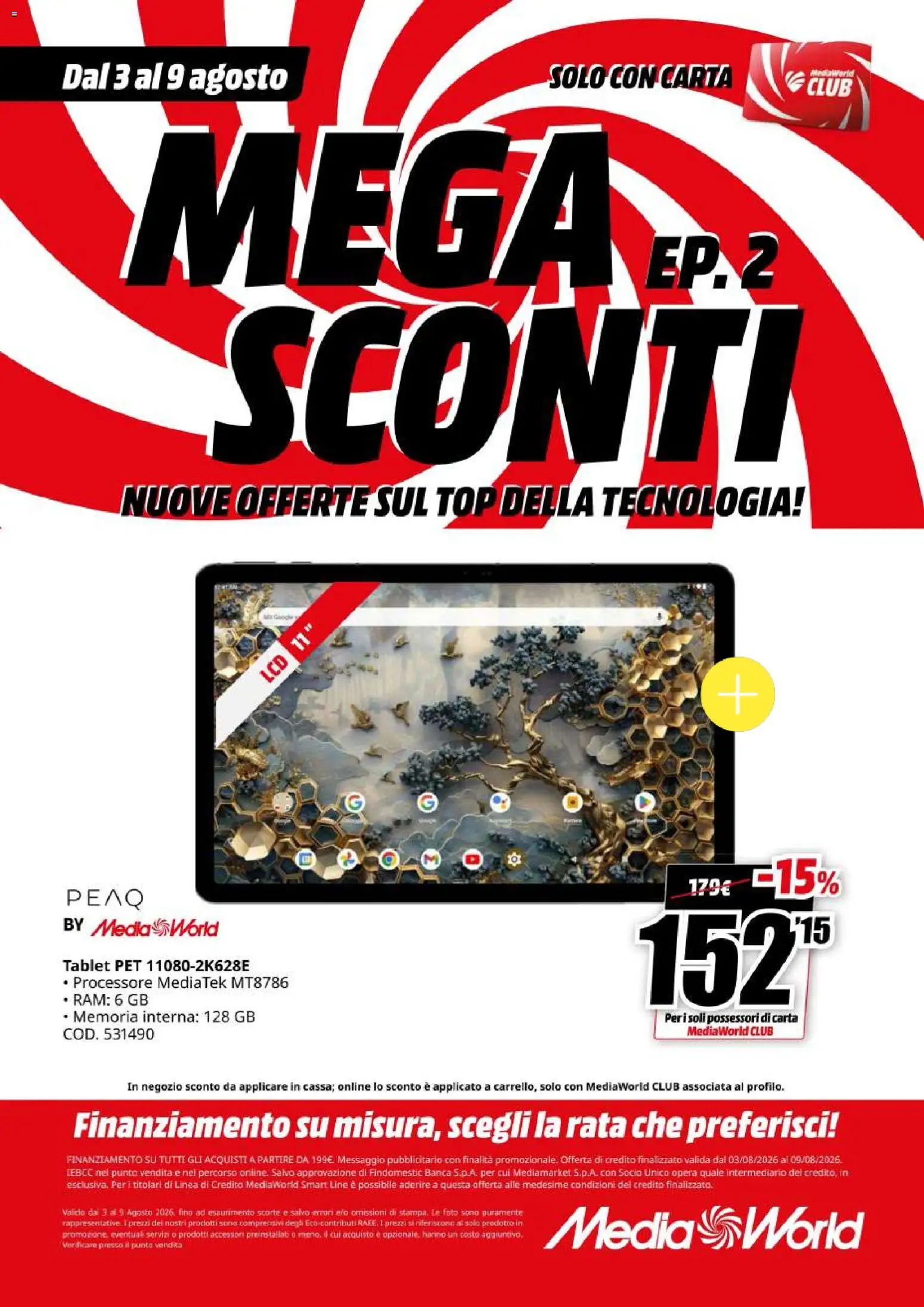 Volantino Media World del 03/08/2026 | Pagina: 25