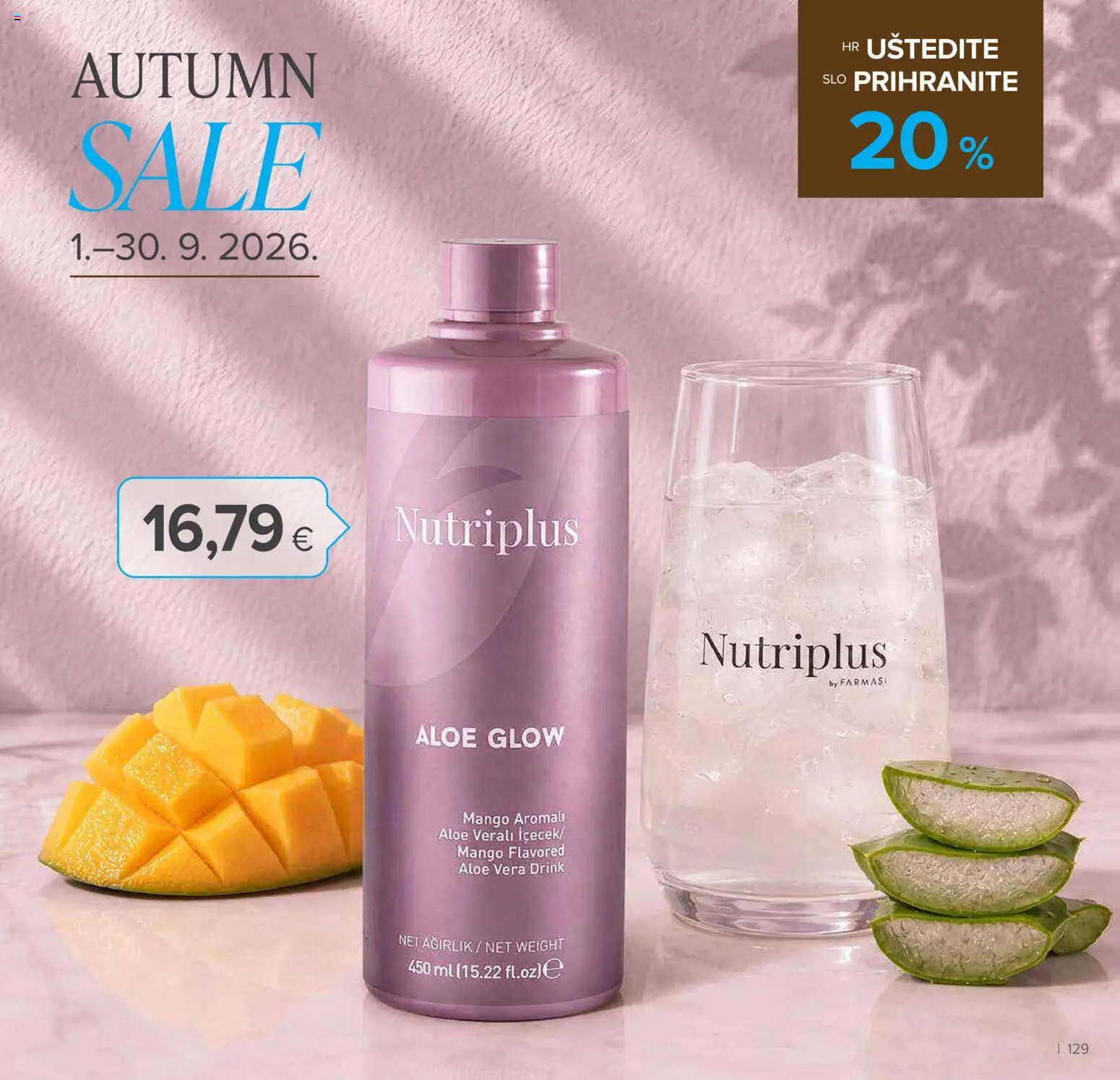 Farmasi katalog | vrijedi od 01.09.2026 | Stranica: 129 | Proizvodi: Mango, Aloe vera