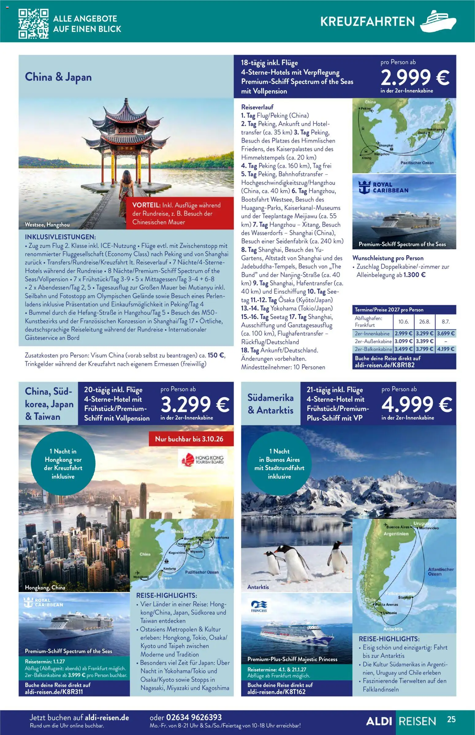 Aldi Reisen  Reisemagazin – gültig ab 01.09.2026 | Seite: 25 | Produkte: Uhr