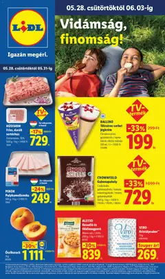 Lidl akciós újság - amely érvényes a következő dátumtól: 28.05.2026