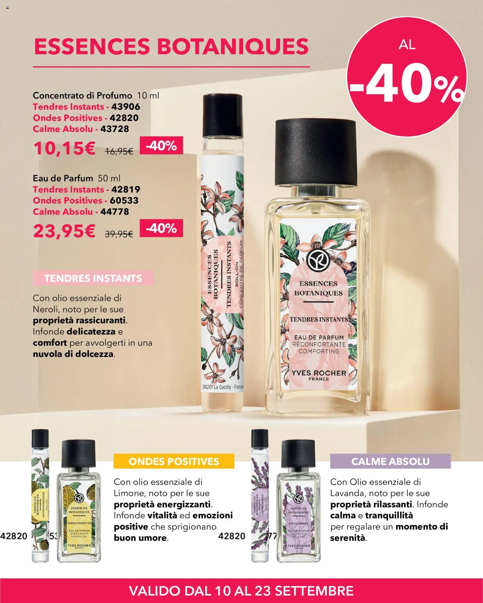 Volantino Yves Rocher del 10/09/2026 | Pagina: 5 | Prodotti: Olio, Profumo