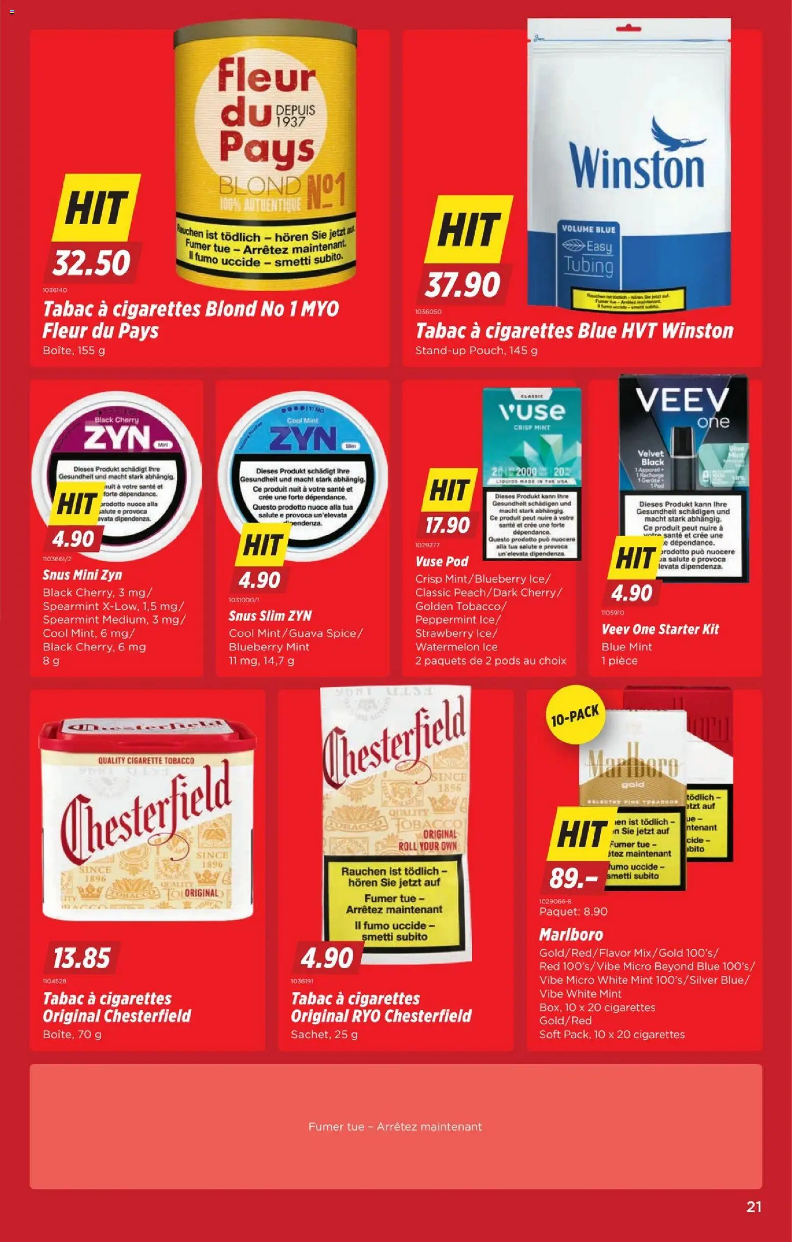 Denner aktionen FR – gültig ab 08.10.2026 | Seite: 21