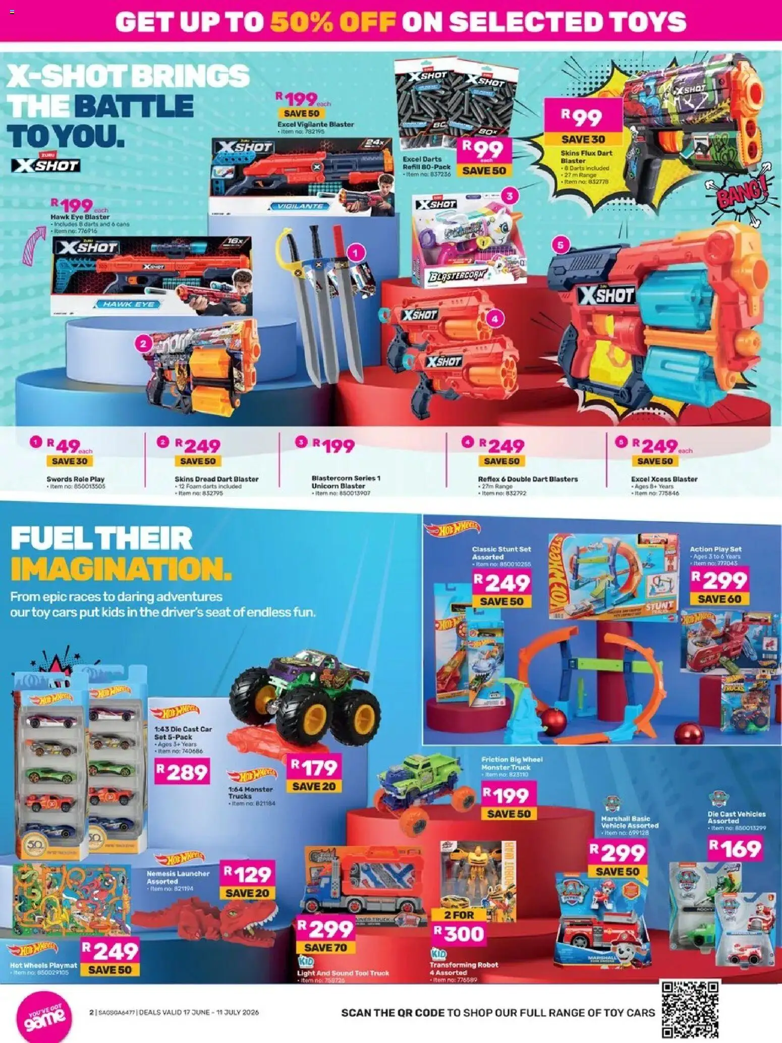 New Game catalogue – valid from 17.06.2026 | Page: 2 | Products: Toys, Light, Foam