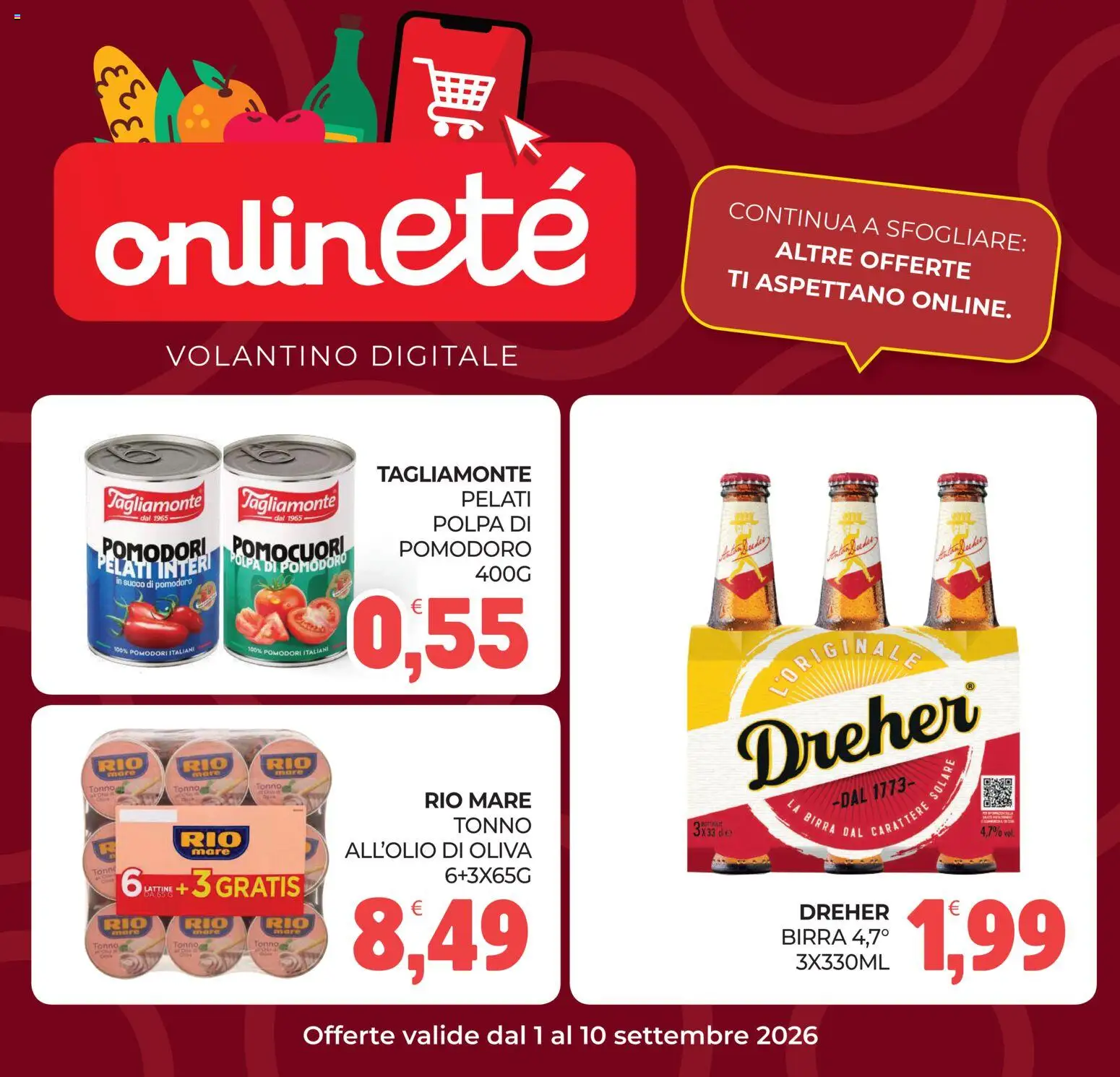 Volantino Eté del 01/09/2026 | Pagina: 25 | Prodotti: Succo, Pomodoro, Pomodori, Tonno