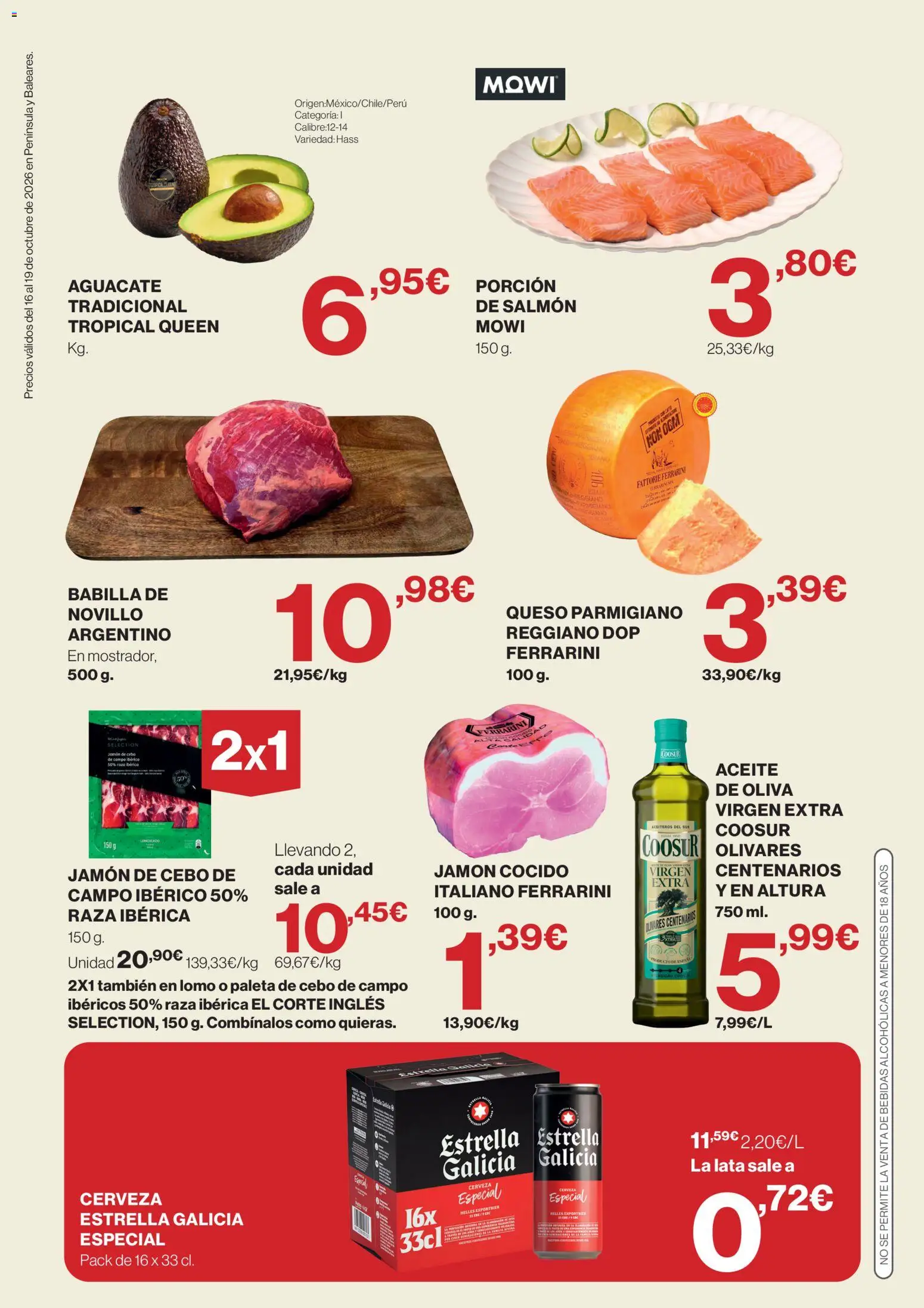 Supercor Península y Baleares │ válido desde el 16/10/2026 | Página: 2 | Productos: Queso, Aceite de oliva, Salmón, Bebidas