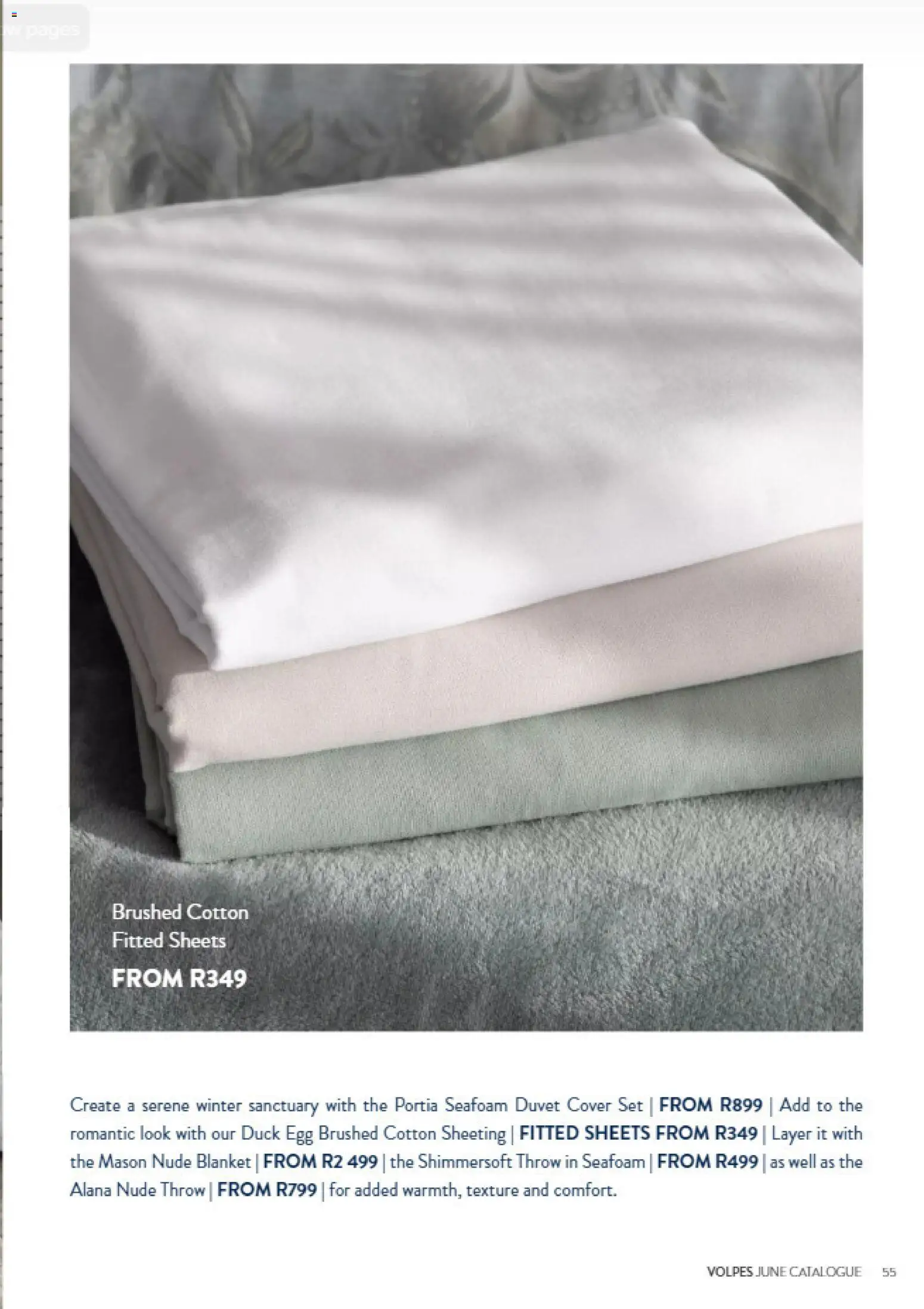 New Volpes catalogue – valid from 01/07/2026 | Page: 55 | Products: Cover, Duvet, Blanket