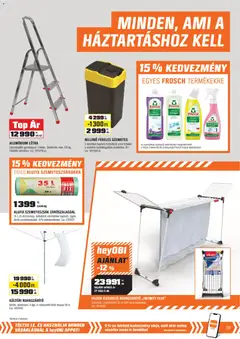 OBI akciós újság - amely érvényes a következő dátumtól: 28.04.2026 | Oldal: 39 | Termékek: Szemetes, Szemeteszsák, Létra, Ruhaszárító