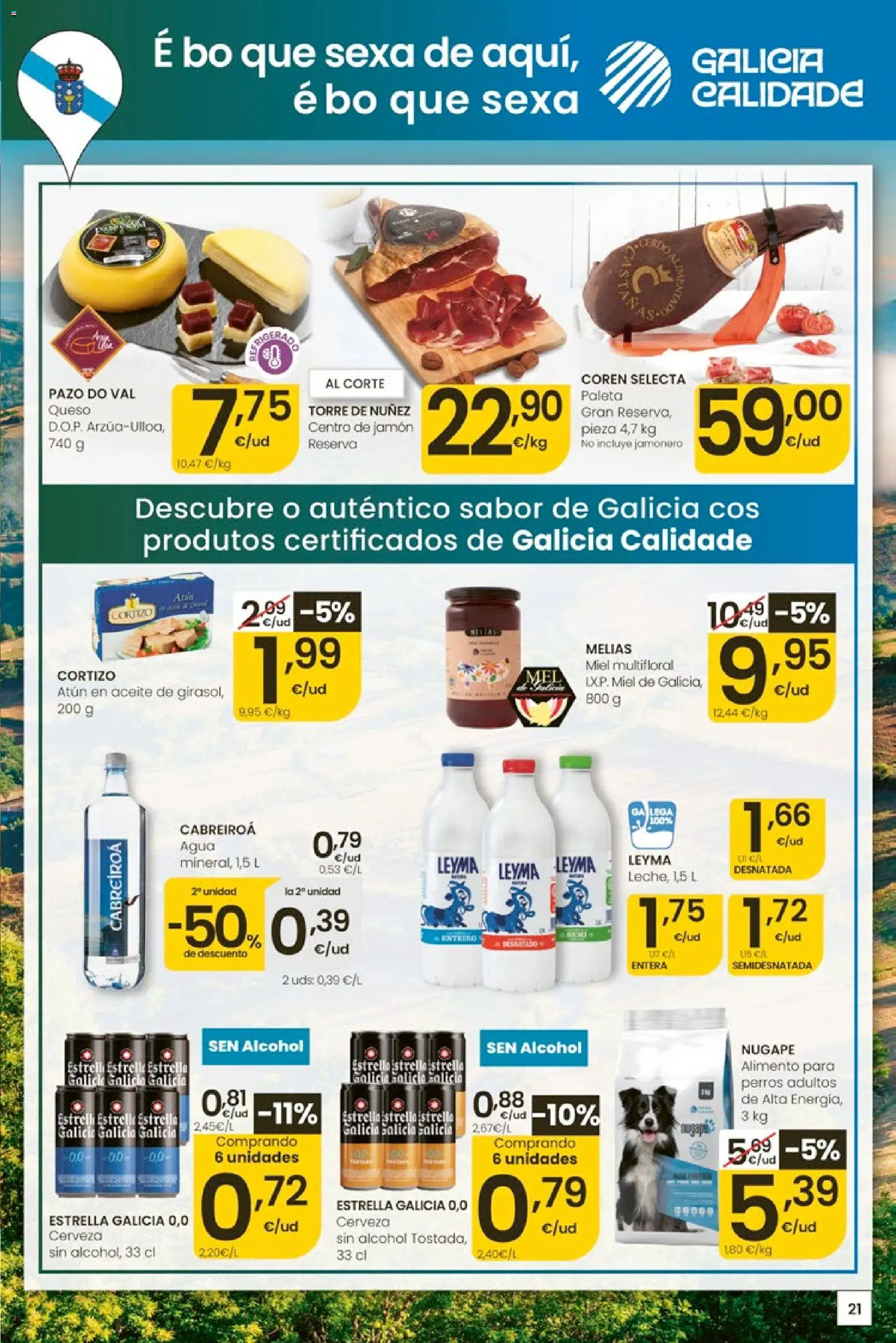 Eroski Quieres ahorrar conmigo │ válido desde el 14.05.2026 | Página: 21 | Productos: Ψηφιακή κάμερα, Aceite, Jamón, Cerveza