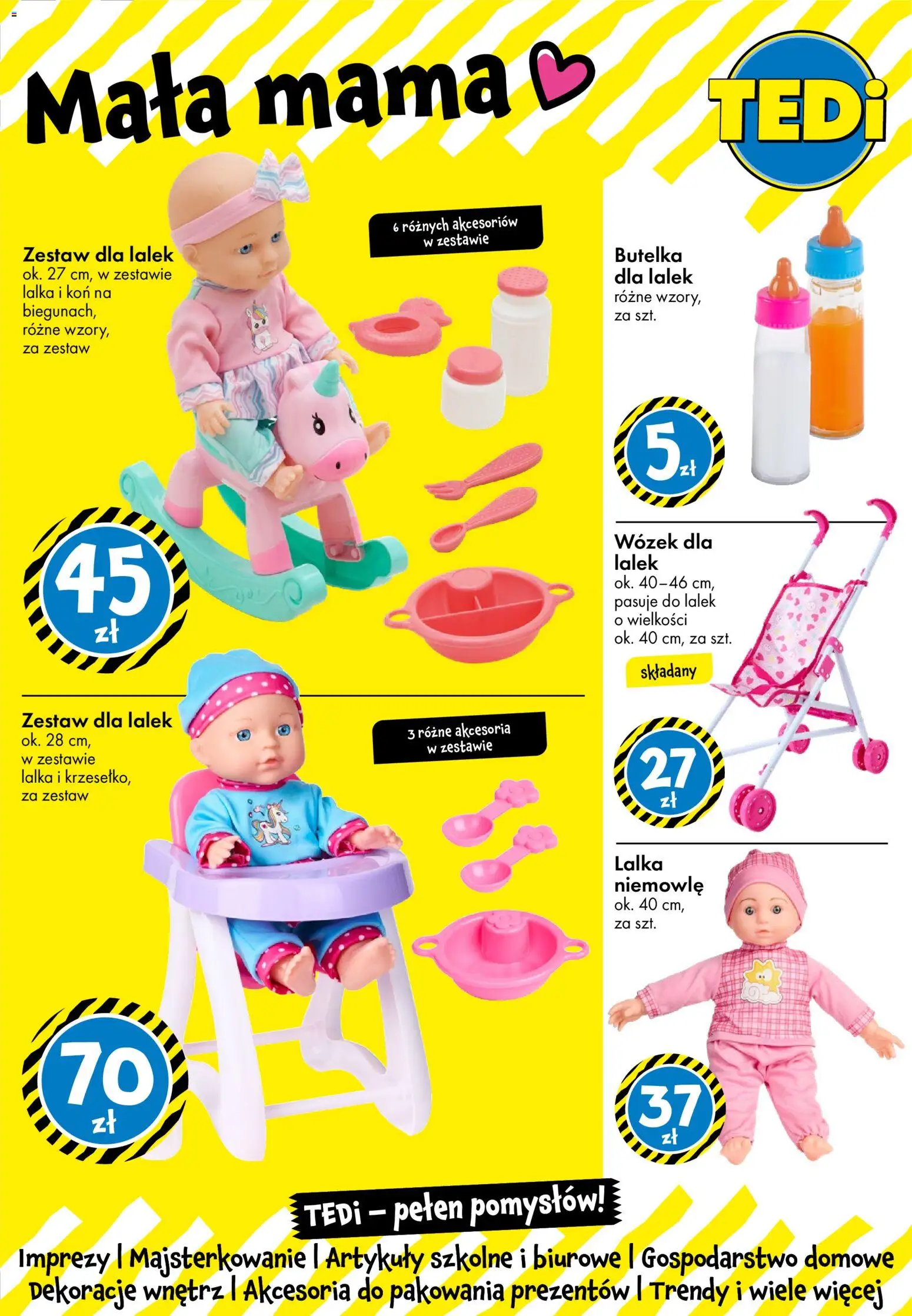 TEDi gazetka od 06.03.2026 | Strona: 19 | Produkty: Lalka, Artykuły szkolne