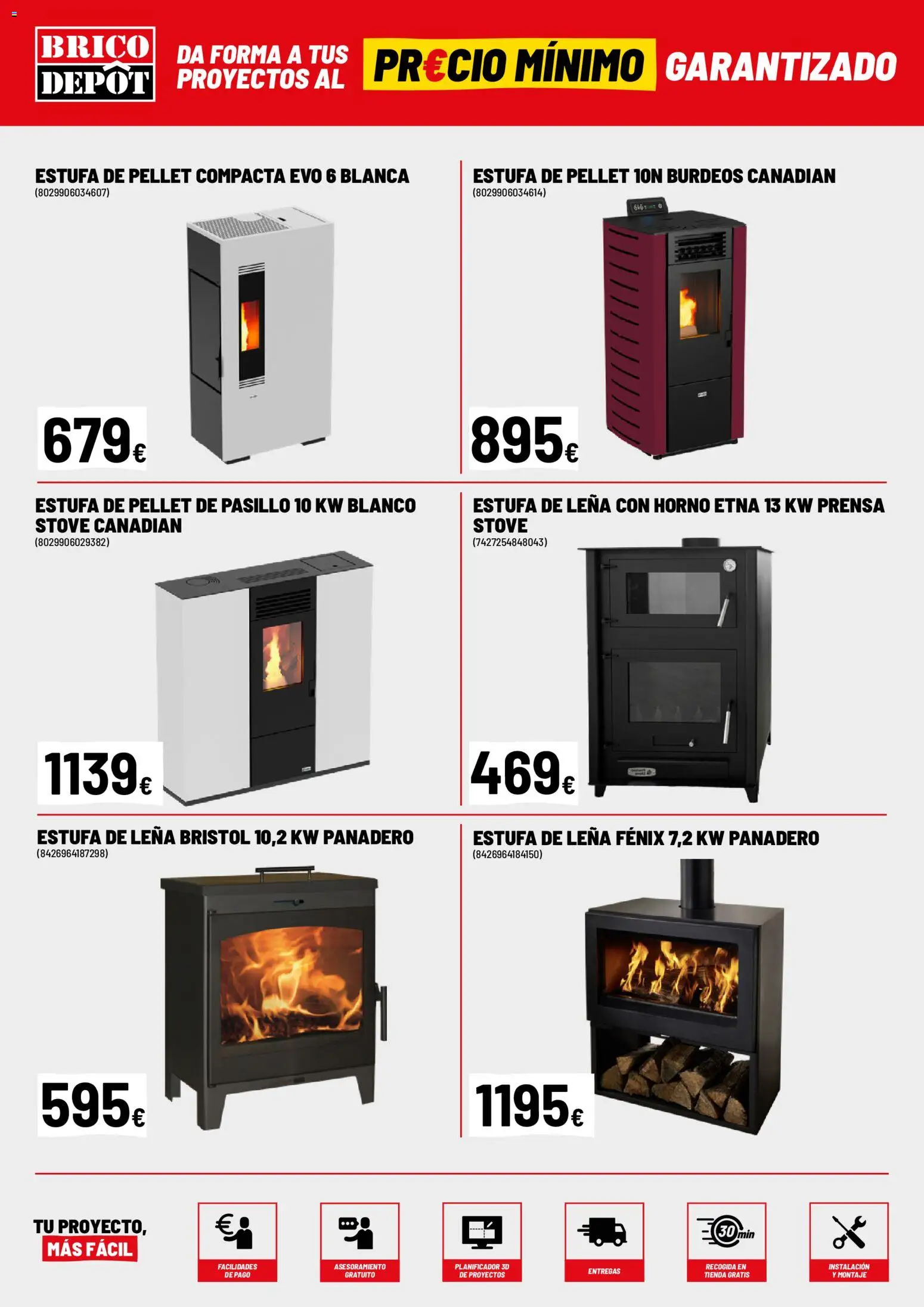 Brico Depôt folleto │ válido desde el 02/10/2026 | Página: 16 | Productos: Estufa de leña, Horno, Prensa, Leña
