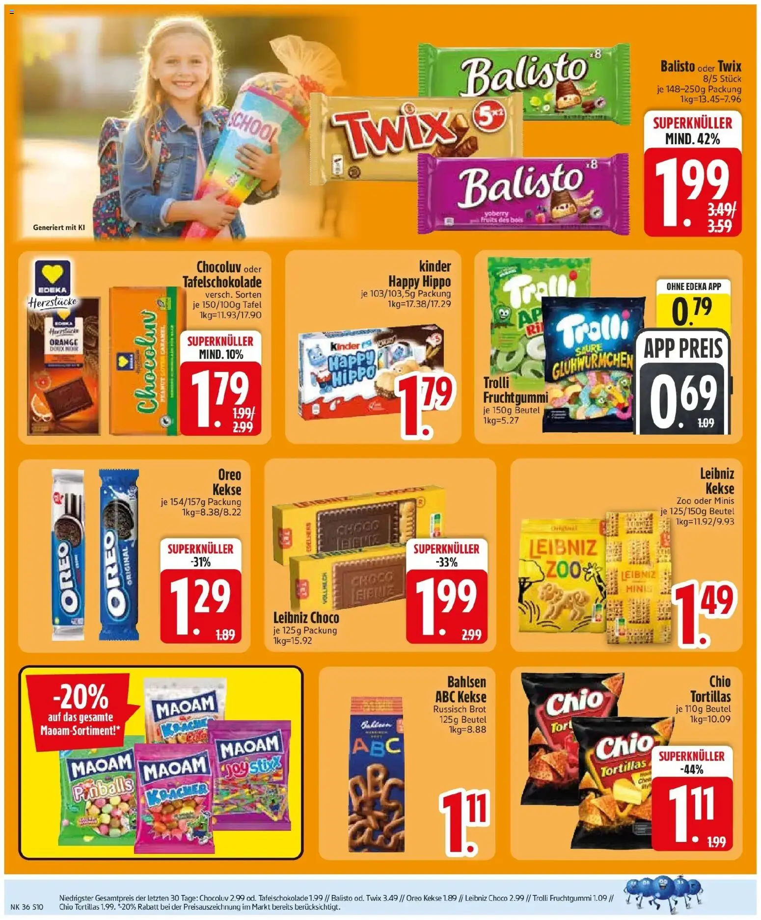 Edeka Prospekt Erdweg (ab 31.08.2026) » Angebote Online | Seite: 12 | Produkte: Tortillas, Twix, Chio tortillas, Kekse