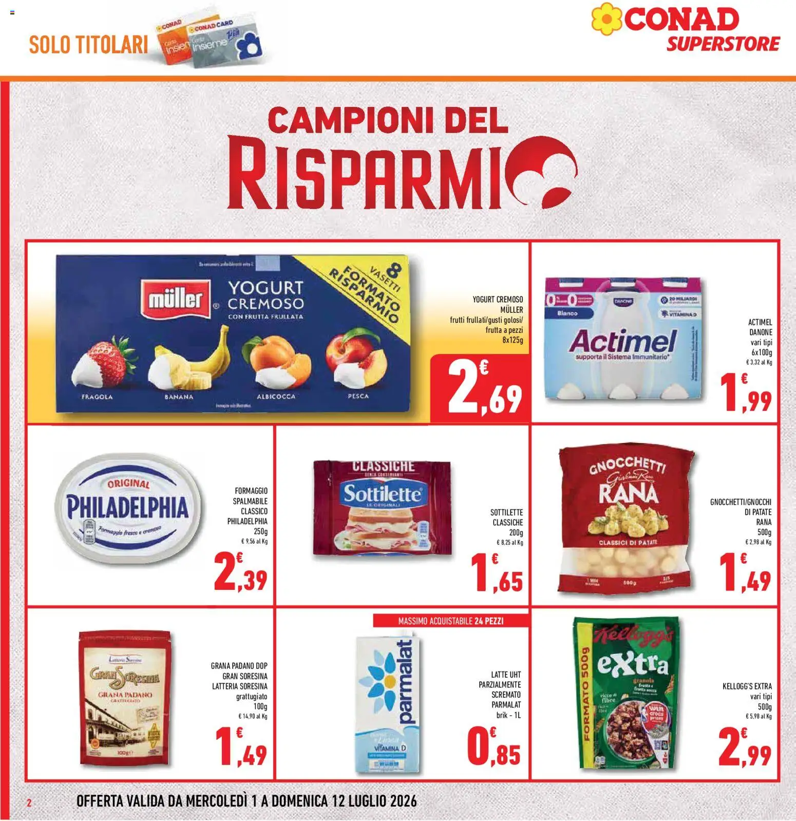 Volantino Conad del 01/07/2026 | Pagina: 2