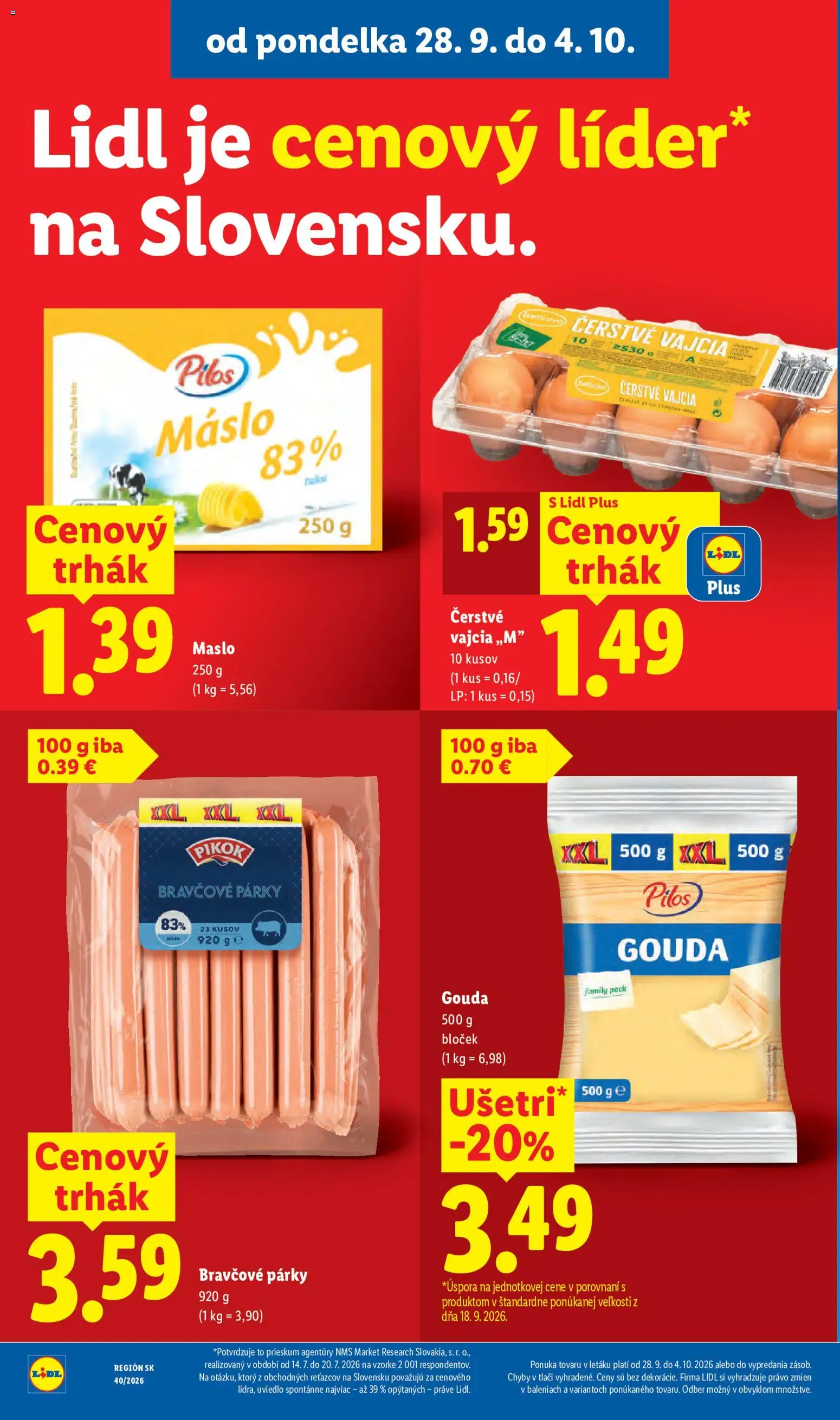 Nové Lidl akcie – leták je platný od 28.09.2026 | Strana: 20