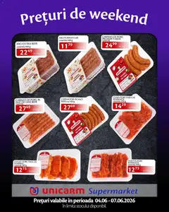 Ofertele Unicarm valabile de la 04.06.2026 | Pagină: 2 | Produse: Lait de coco, Mici, Carne De Porc, Cârnați