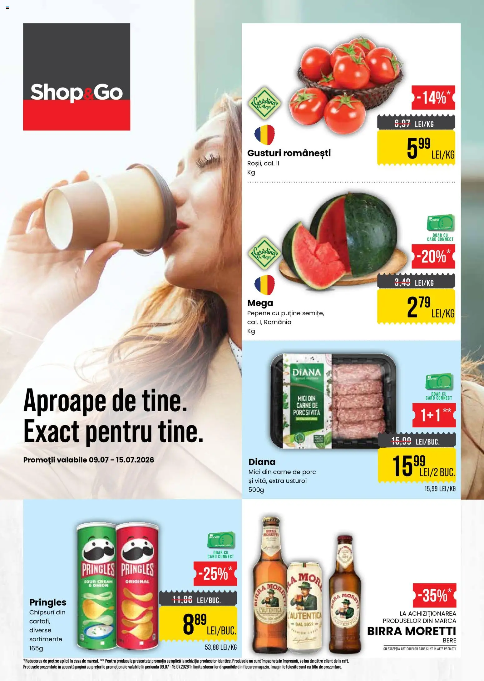 Noul catalog Mega Image – valabil de la 09.07.2026 | Pagină: 1 | Produse: Mici, Bere, Carne De Porc, Chipsuri
