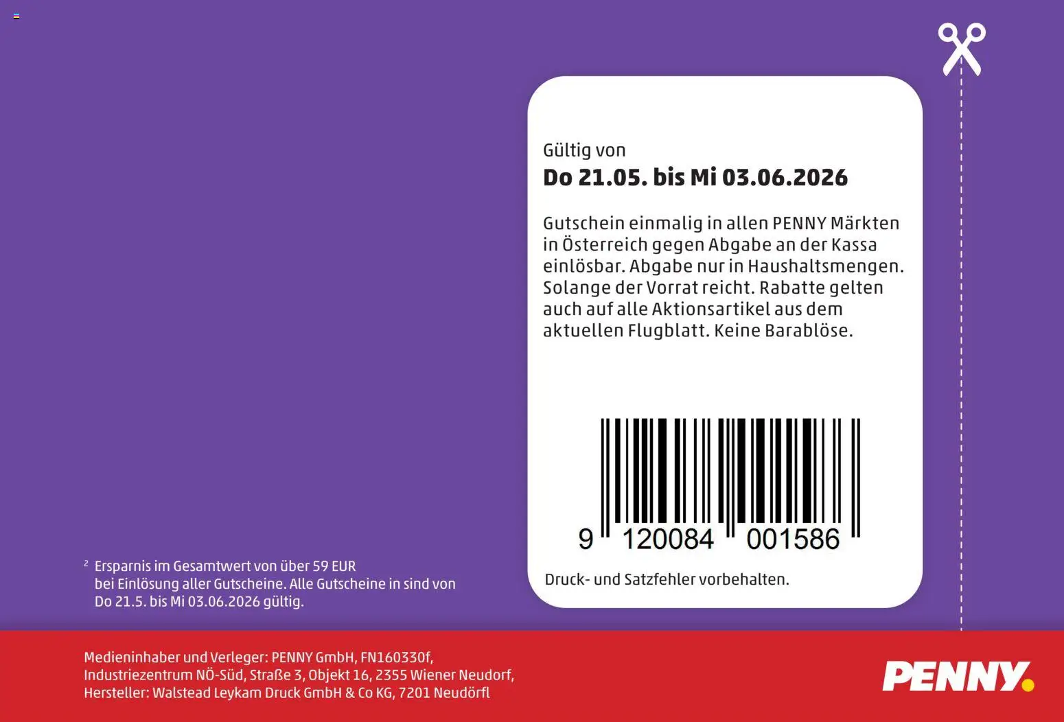 Penny Markt Gutscheine gültig ab 21.05.2026 | Seite: 24