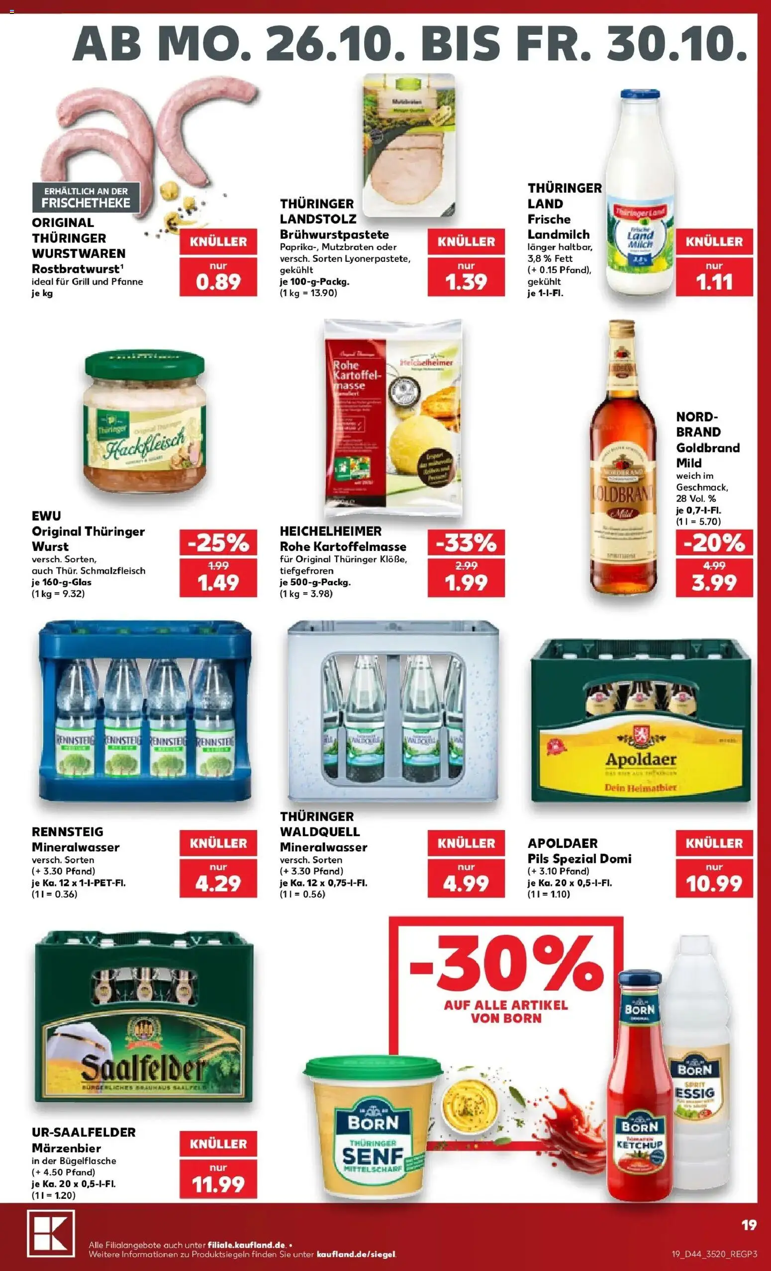 Prospekt Kaufland ab 26.10.2026 » Angebote Online zum Blättern | Seite: 31 | Produkte: Grill, Pils, Wurst, Hackfleisch