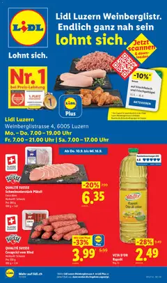 Lidl aktionen Luzern Weinberglistr ab 10.09.2026 gültig