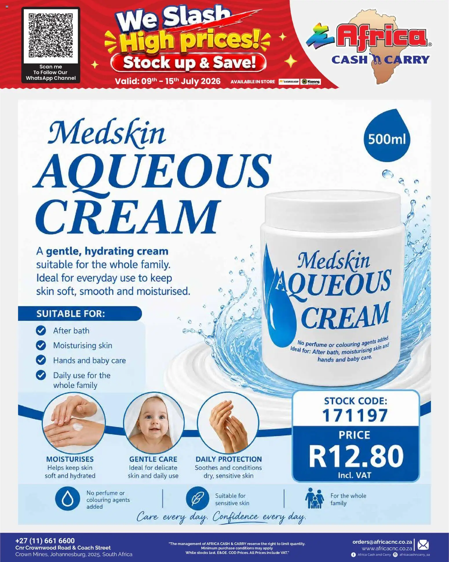 New Africa Cash & Carry catalogue – valid from 09/07/2026 | Page: 59 | Products: Bath, Perfume, Cream, Stock