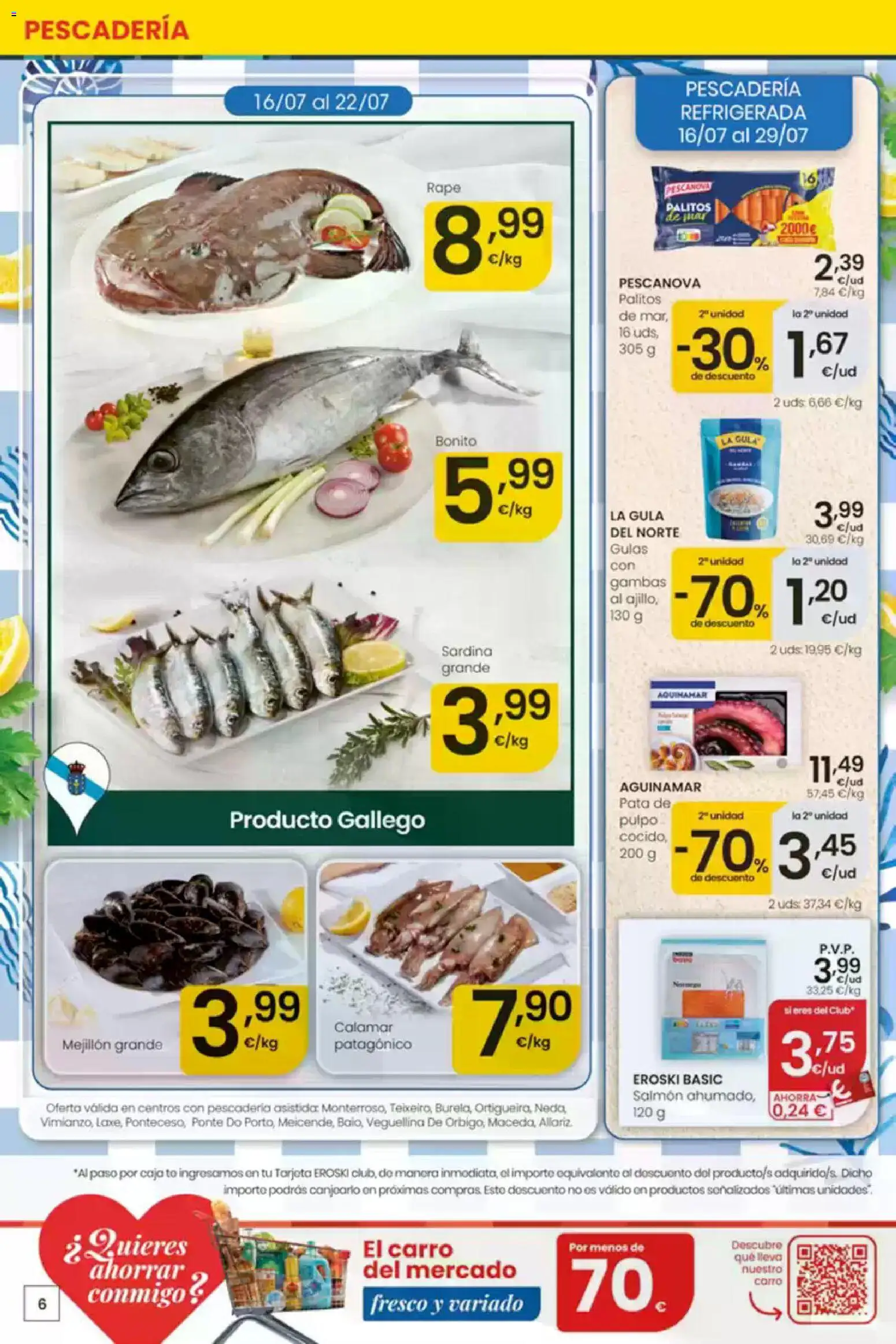 Eroski Ofertones de verano │ válido desde el 16/07/2026 | Página: 6 | Productos: Caja