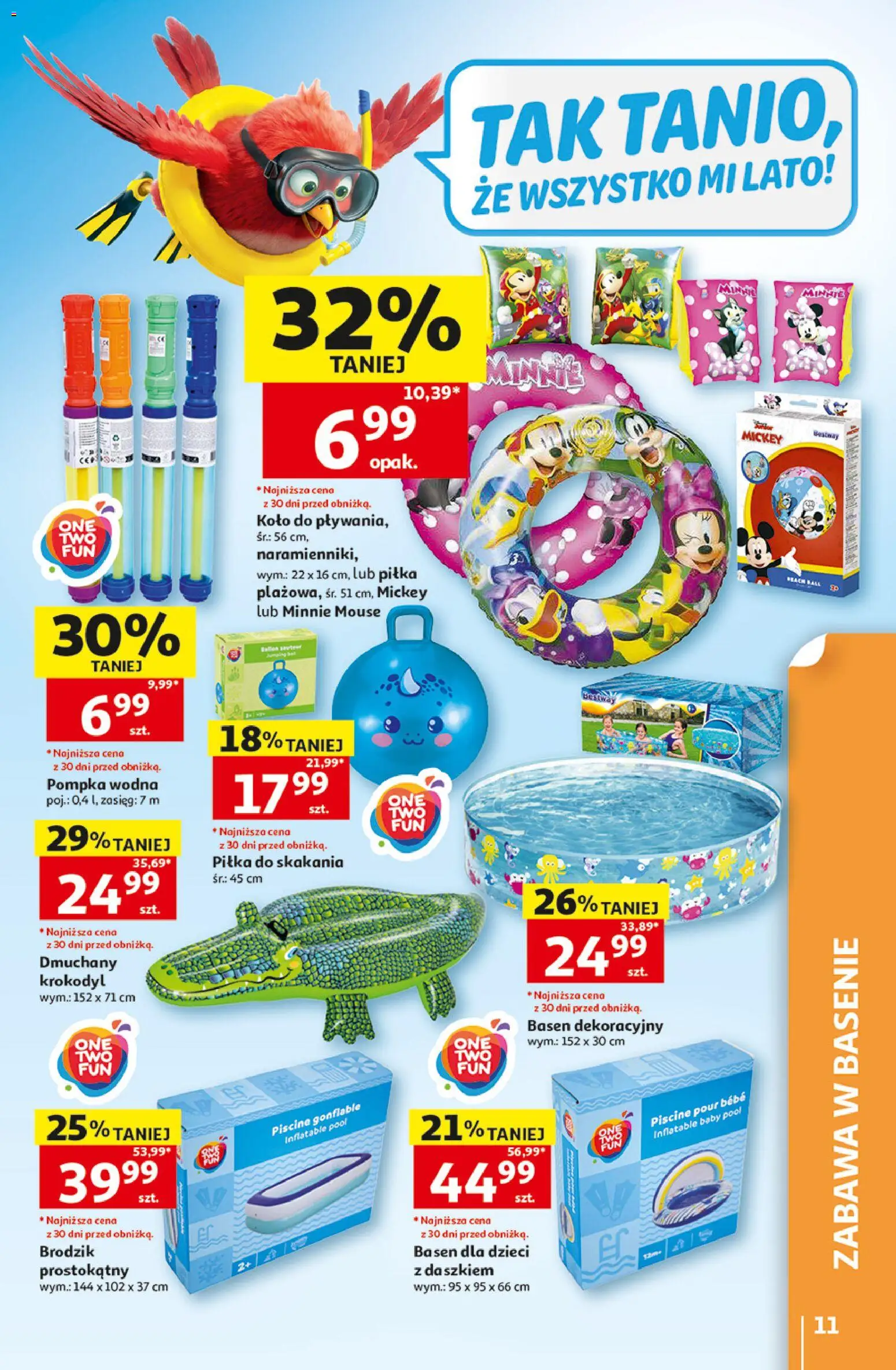 Auchan gazetka - 30 Lat Hipermarket od 18.06.2026 | Strona: 11 | Produkty: Basen