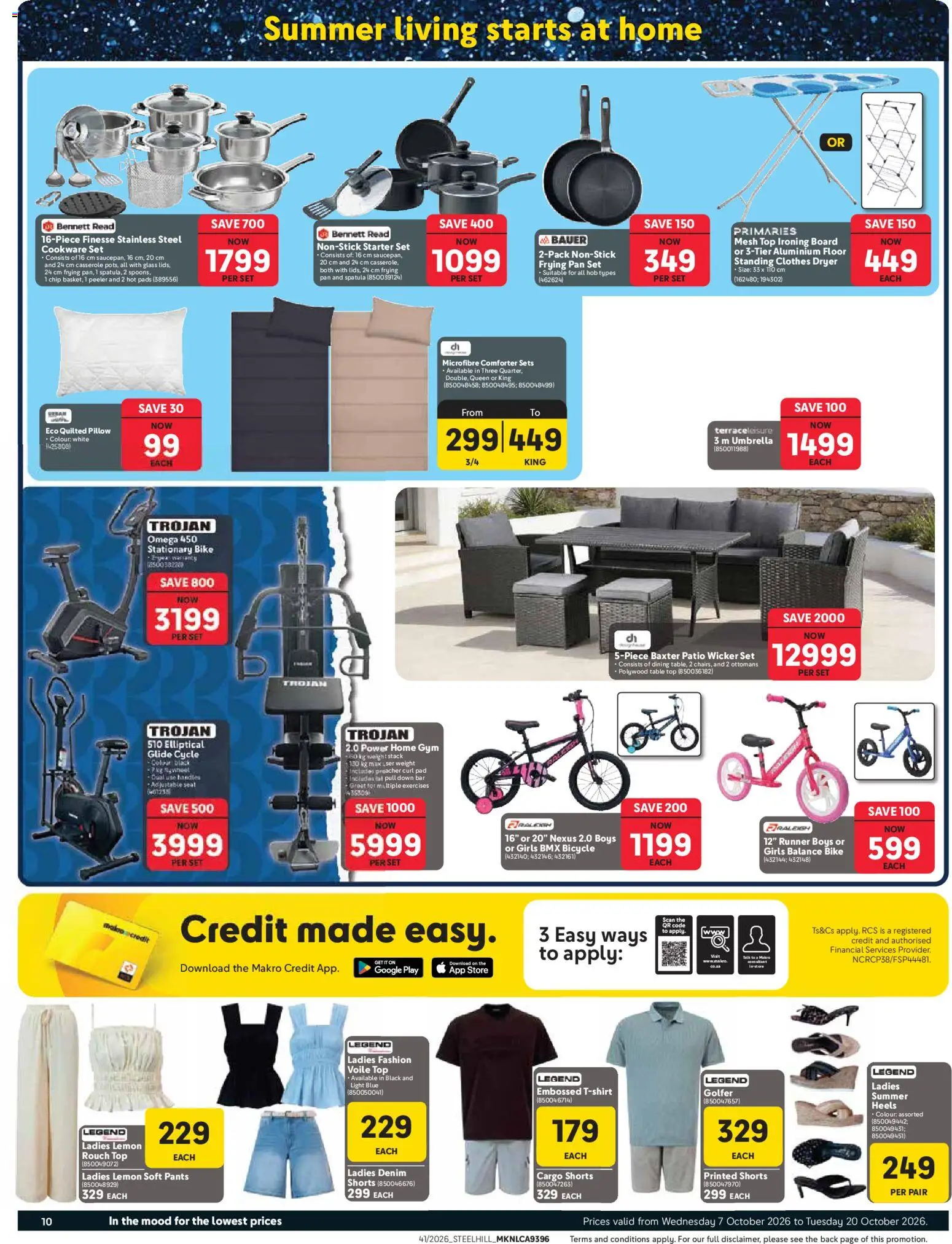 New Makro catalogue – valid from 07/10/2026 | Page: 10 | Products: Dryer, Hob, Pads, Cookware