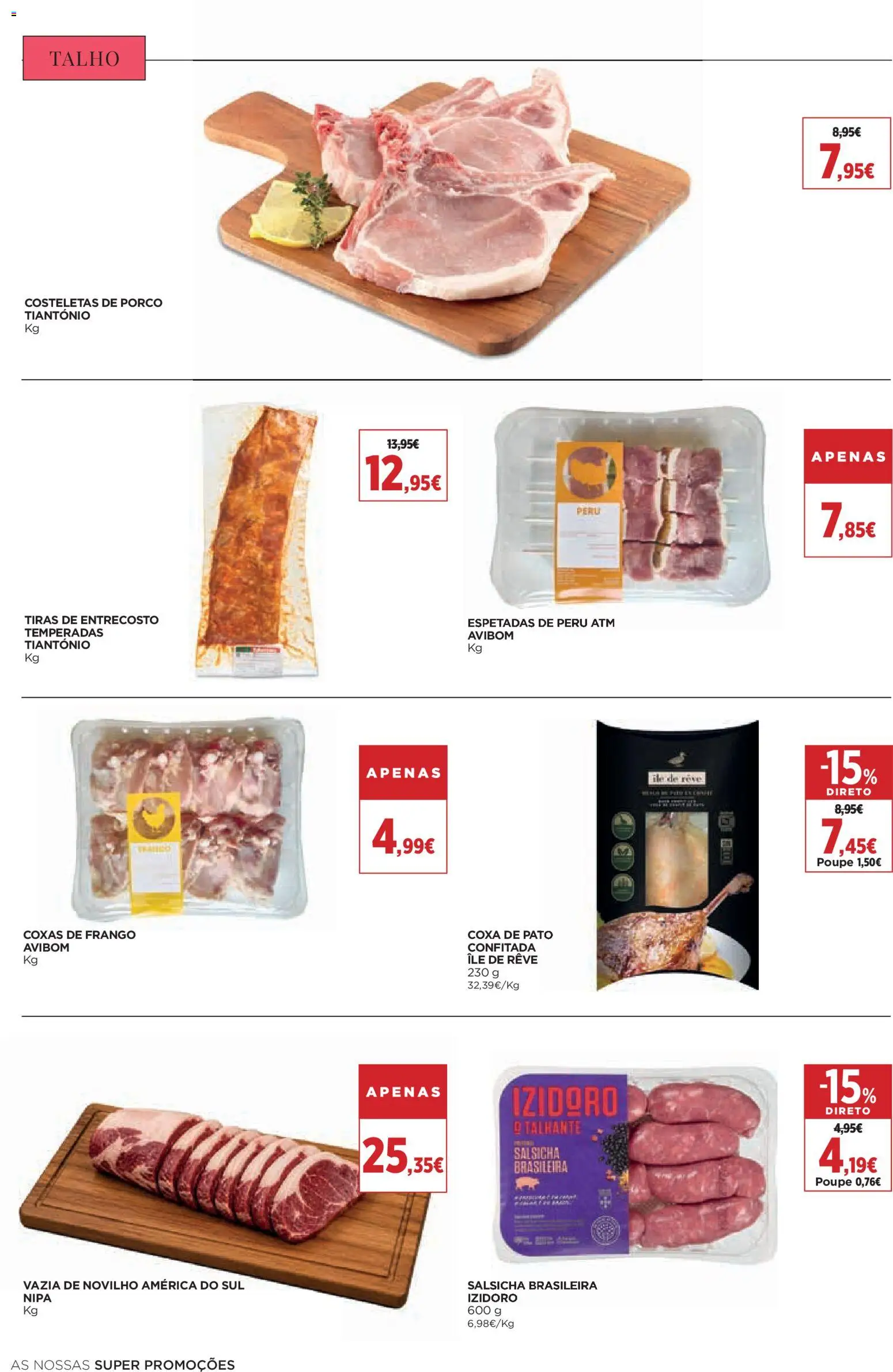 El Corte Ingles folheto │ válido de 08.05.2026 | Página: 16 | Produtos: Frango, Peru, Salsicha
