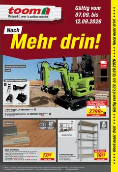Toom Baumarkt Prospekt ab 07.09.2026 gültig