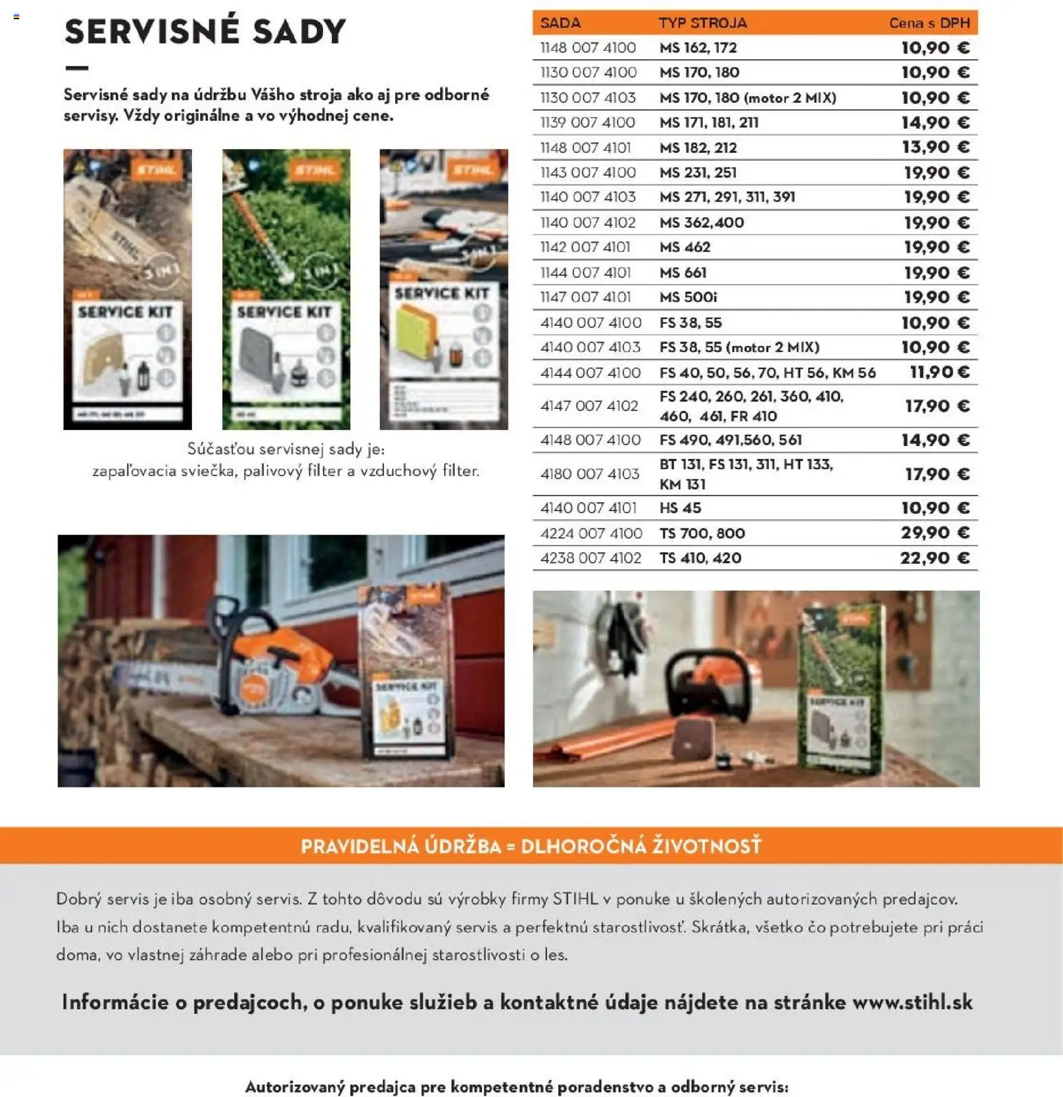 Nové STIHL akcie – leták je platný od 19.08.2026 | Strana: 164