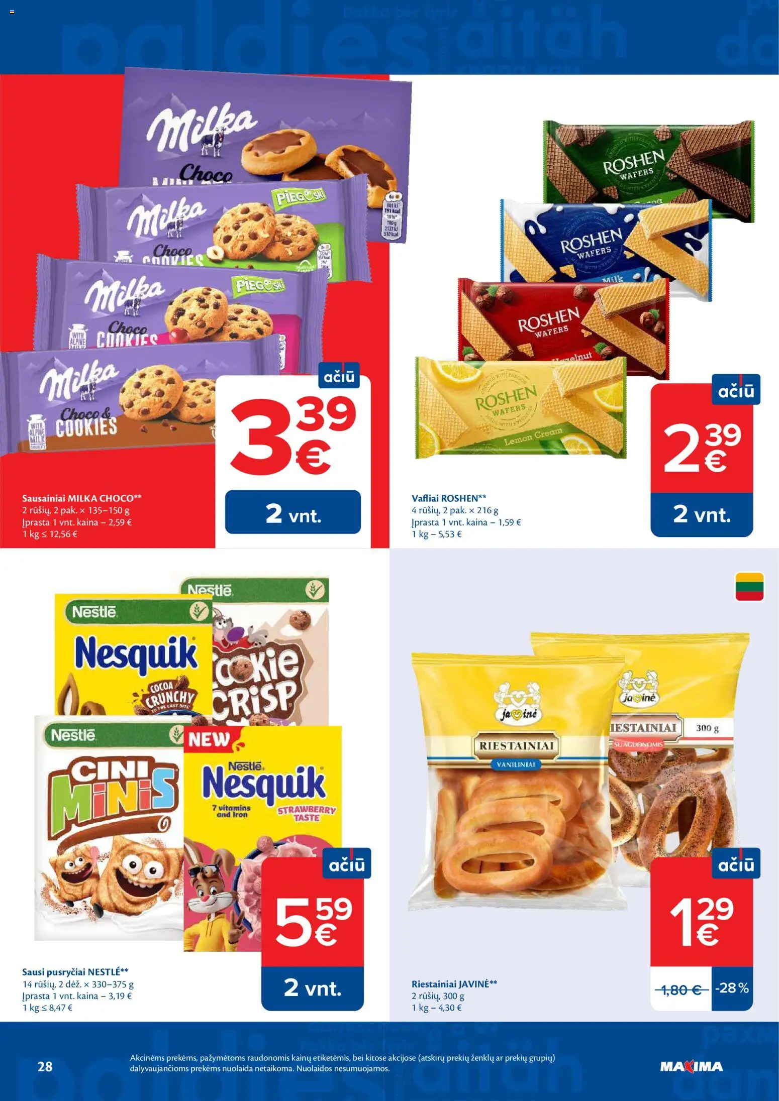 MAXIMA akcijos nuo 2026.07.14 | Puslapis: 28