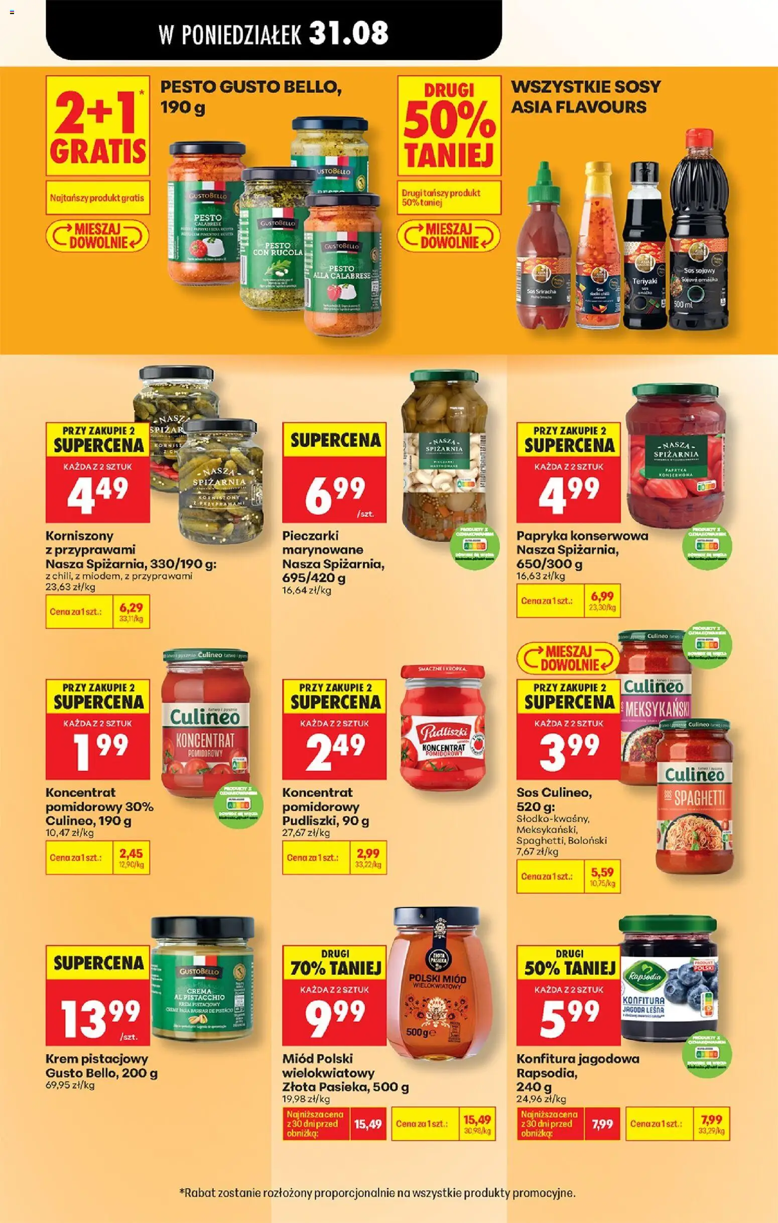 Biedronka Polsko leták od 31.08.2026 | Strana: 76 | Produkty: Krém, Pesto, Sójová omáčka, Crema