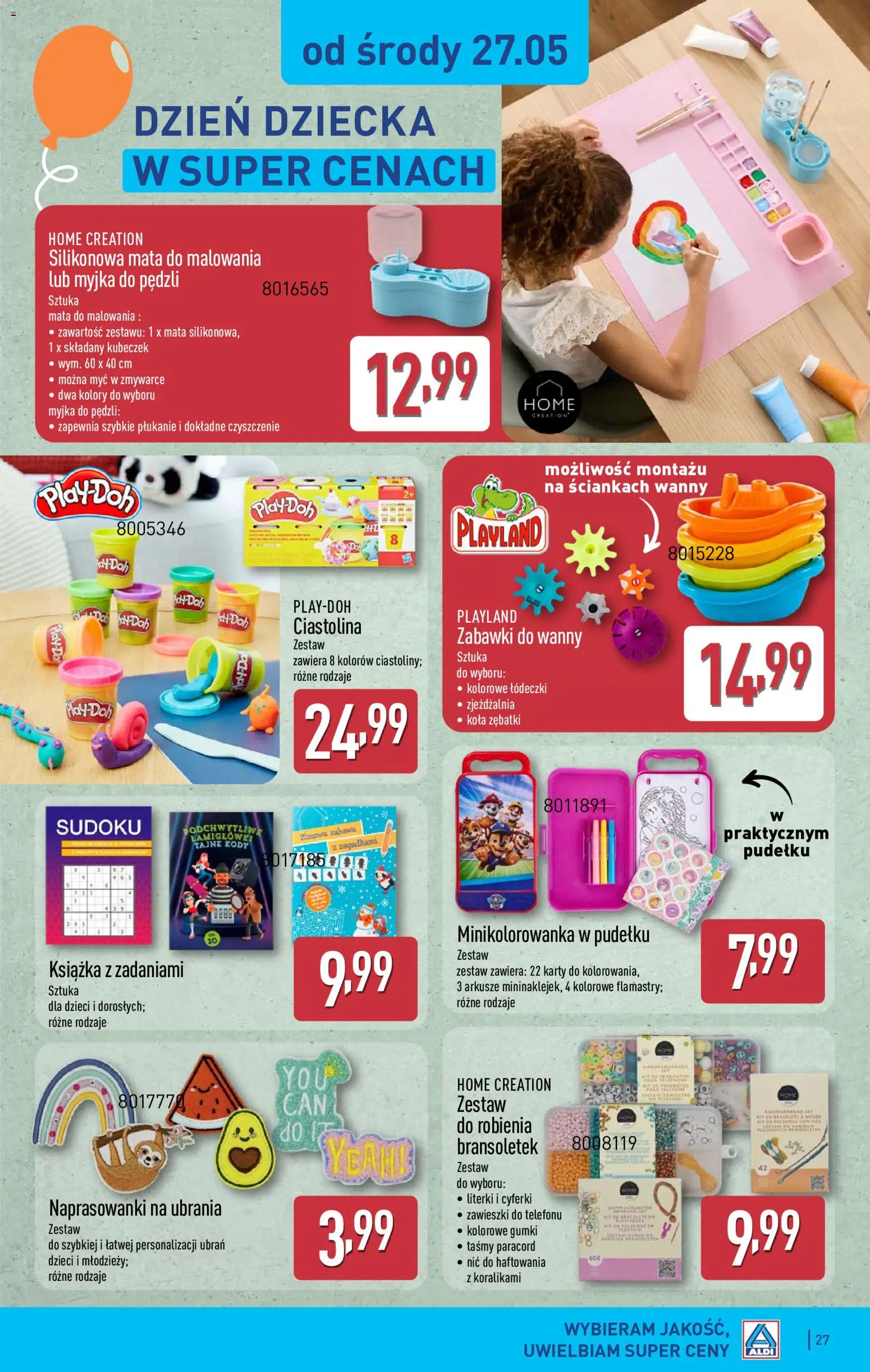Aldi Polsko leták od 25.05.2026 | Strana: 27 | Produkty: Karty, Kola