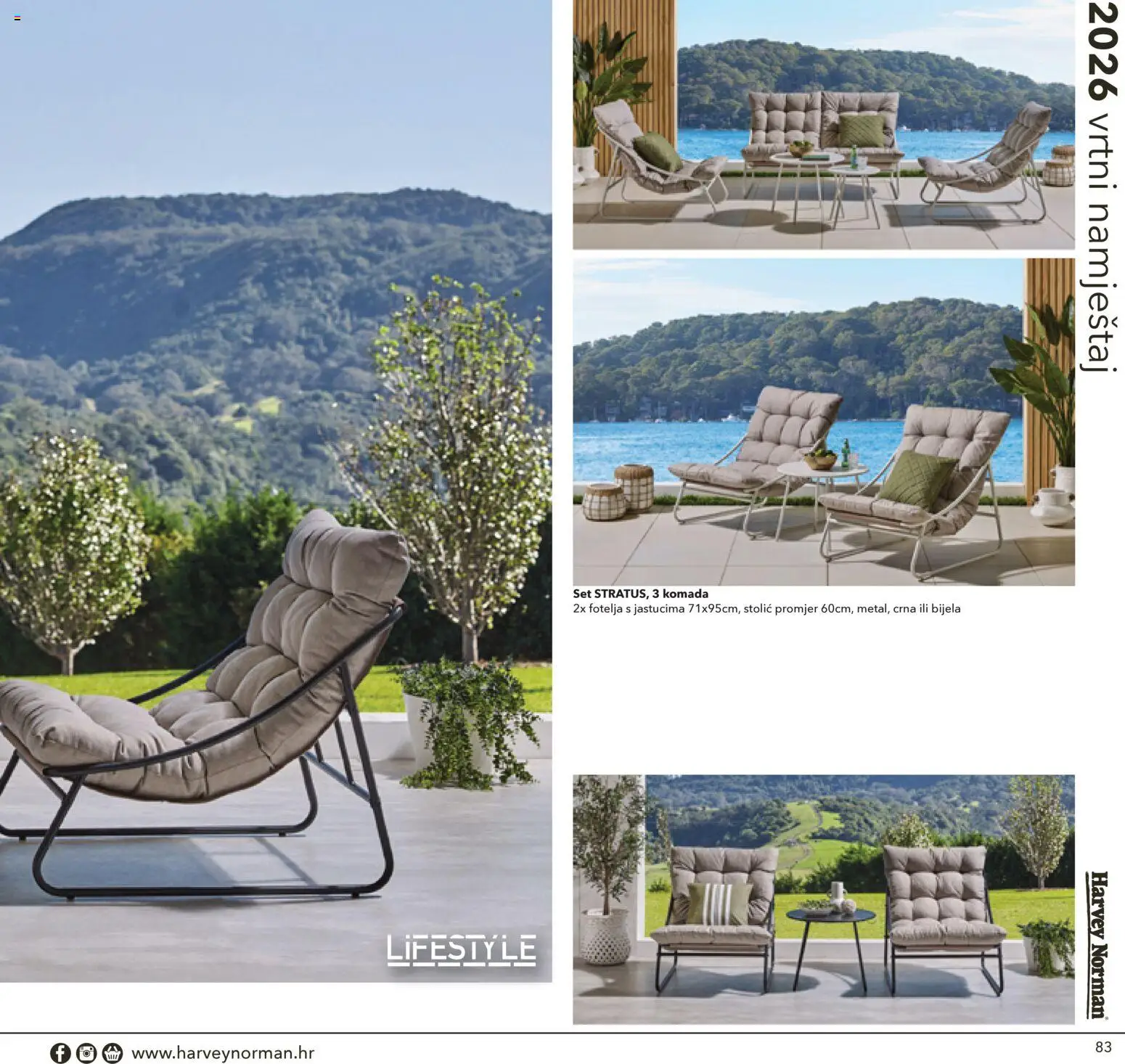 Harvey Norman katalog | vrijedi od 07.04.2026 | Stranica: 83 | Proizvodi: Fotelja, Stolić, Vrtni namještaj
