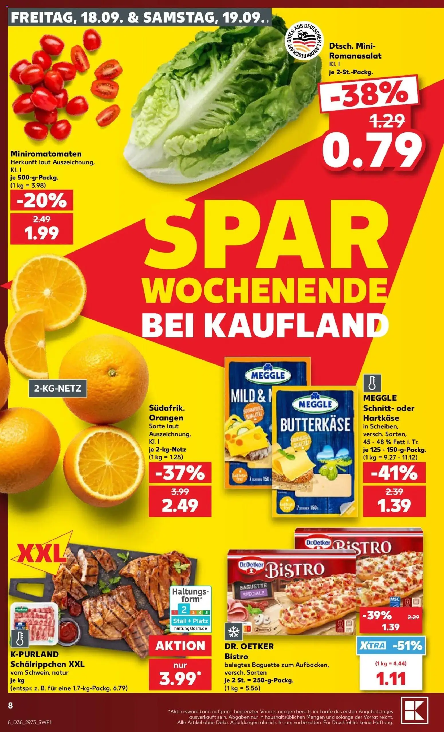 Prospekt Kaufland ab 14.09.2026 » Angebote Online zum Blättern | Seite: 20 | Produkte: Baguette, Orangen