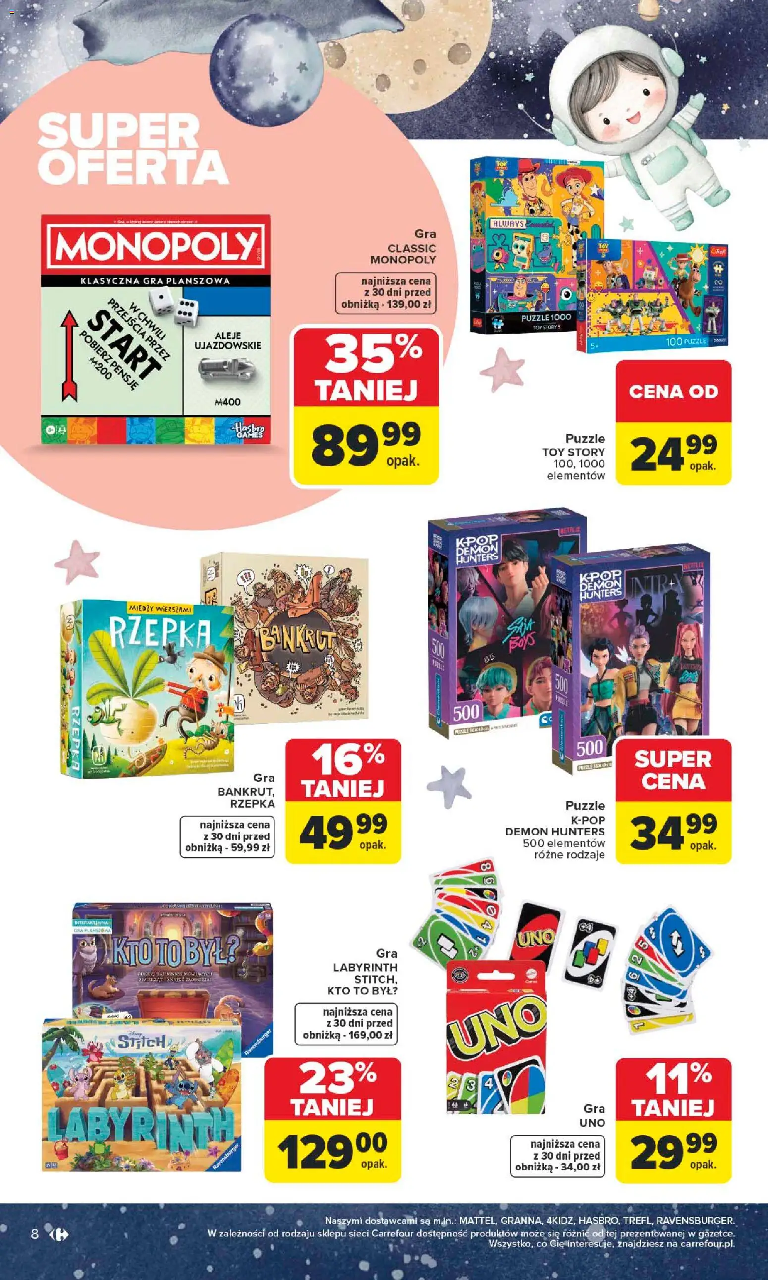 Carrefour gazetka - Dzień Dziecka od 18.05.2026 | Strona: 8 | Produkty: Gra