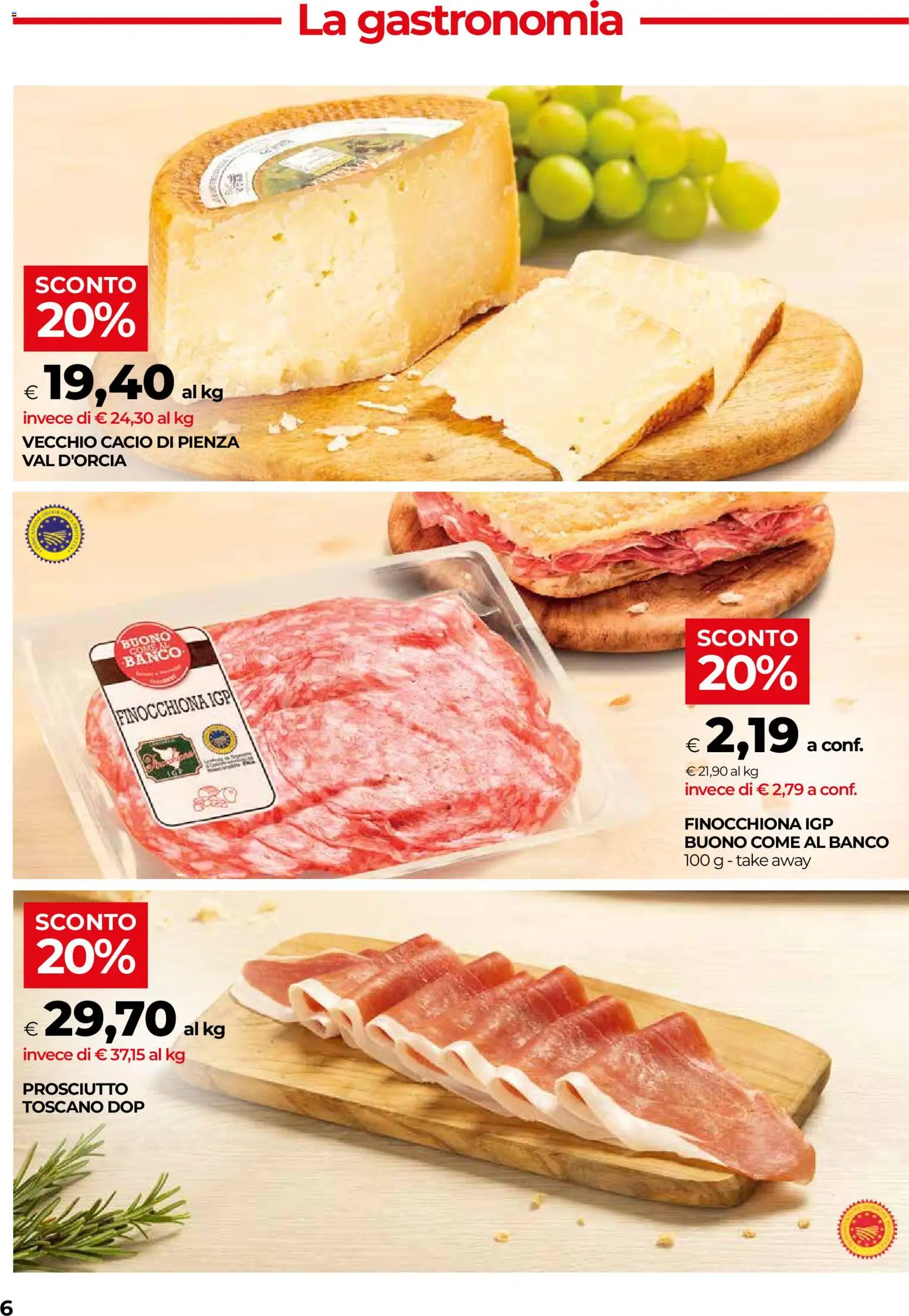Volantino COOP del 15/10/2026 | Pagina: 6 | Prodotti: Prosciutto