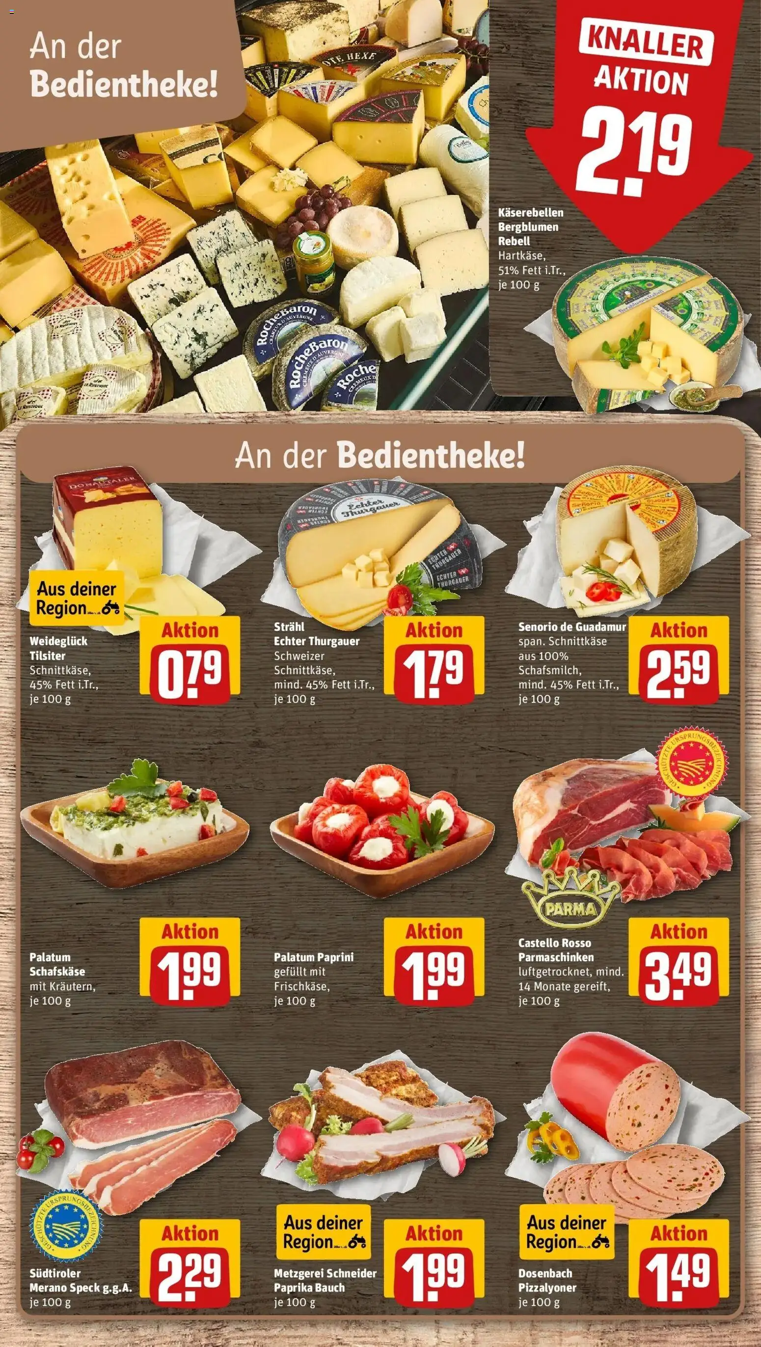 REWE Prospekt ab 14.09.2026 zum Blättern » Angebote | Seite: 9 | Produkte: Paprika, Schafskase