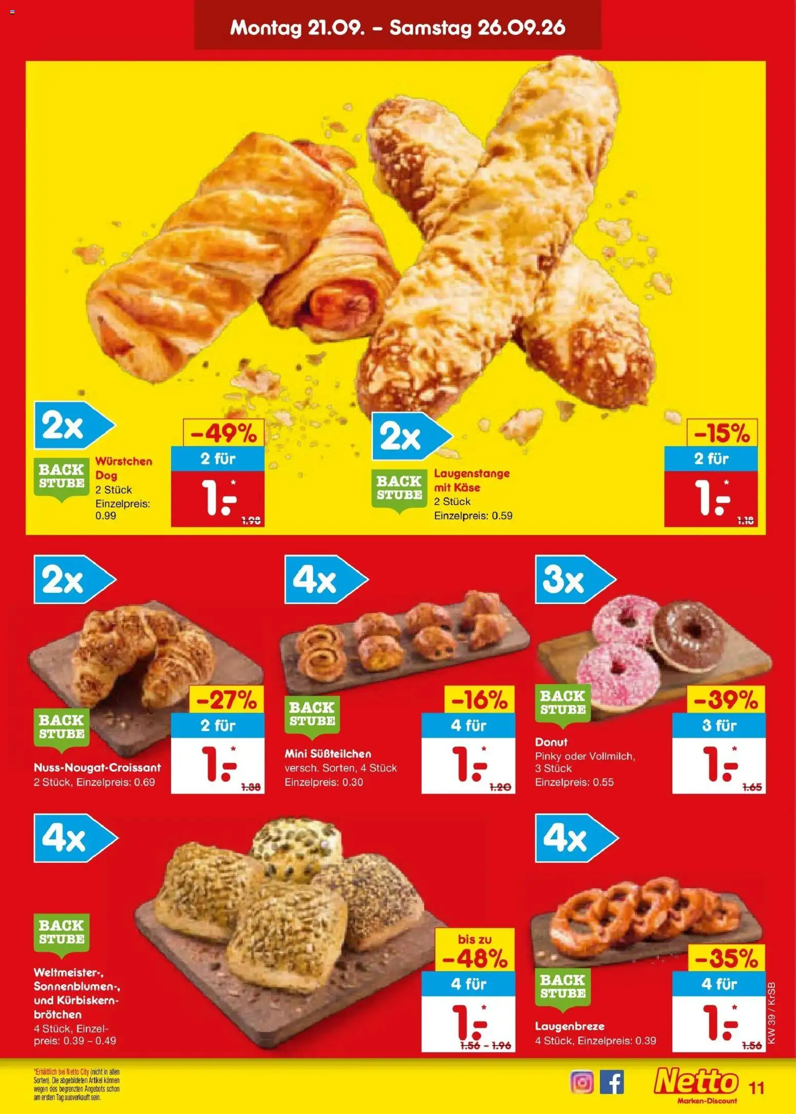 Netto Marken-Discount Prospekt Baesweiler – gültig ab 21.09.2026 | Seite: 17 | Produkte: Käse