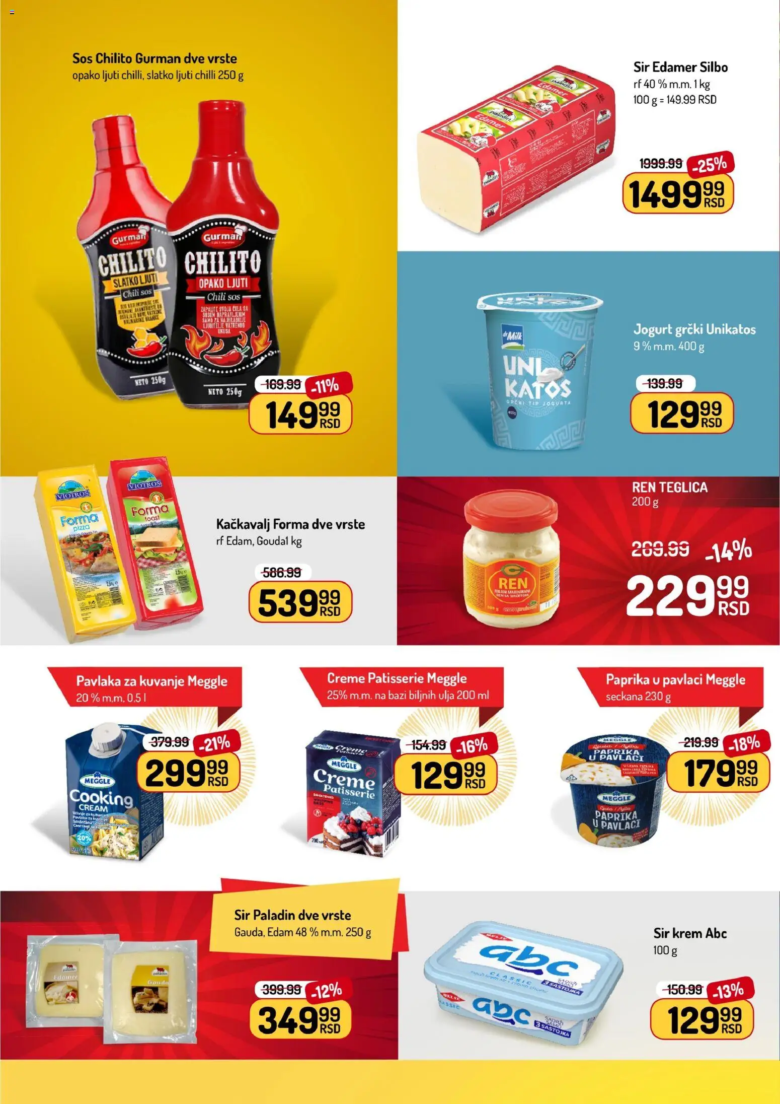 Aman katalog - važi od 11.05.2026 | Strana: 10 | Proizvode: Gouda, Kačkavalj, Jogurt, Pavlaka