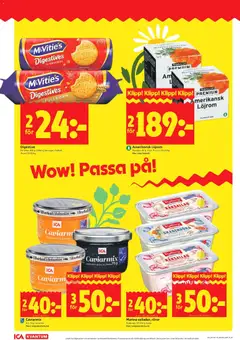 ICA Kvantum erbjudanden - Förhandsvisning av reklamblad från butik ICA Kvantum aktuell från 08.06.2026 | Sida: 10 | Produkter: Löjrom, Digestive, Räkor, Citron