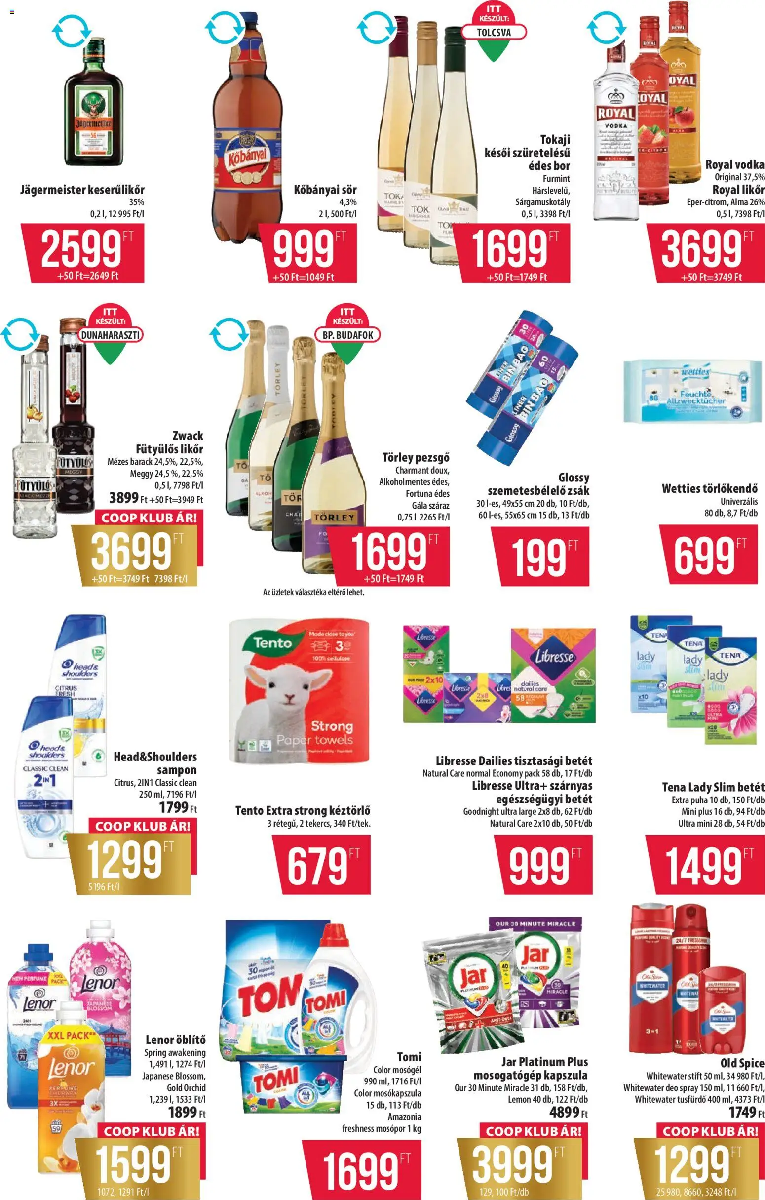 COOP akciós ujság - amely érvényes a következő dátumtól: 2026.10.01. | Oldal: 11 | Termékek: Old spice, Törlőkendő, Sampon, Keserűlikőr