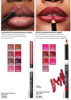 Pré-visualização Catálogo Avon Campanha 7 válido de 01/07/2026 | Página: 41 | Produtos: Delineador, Batom