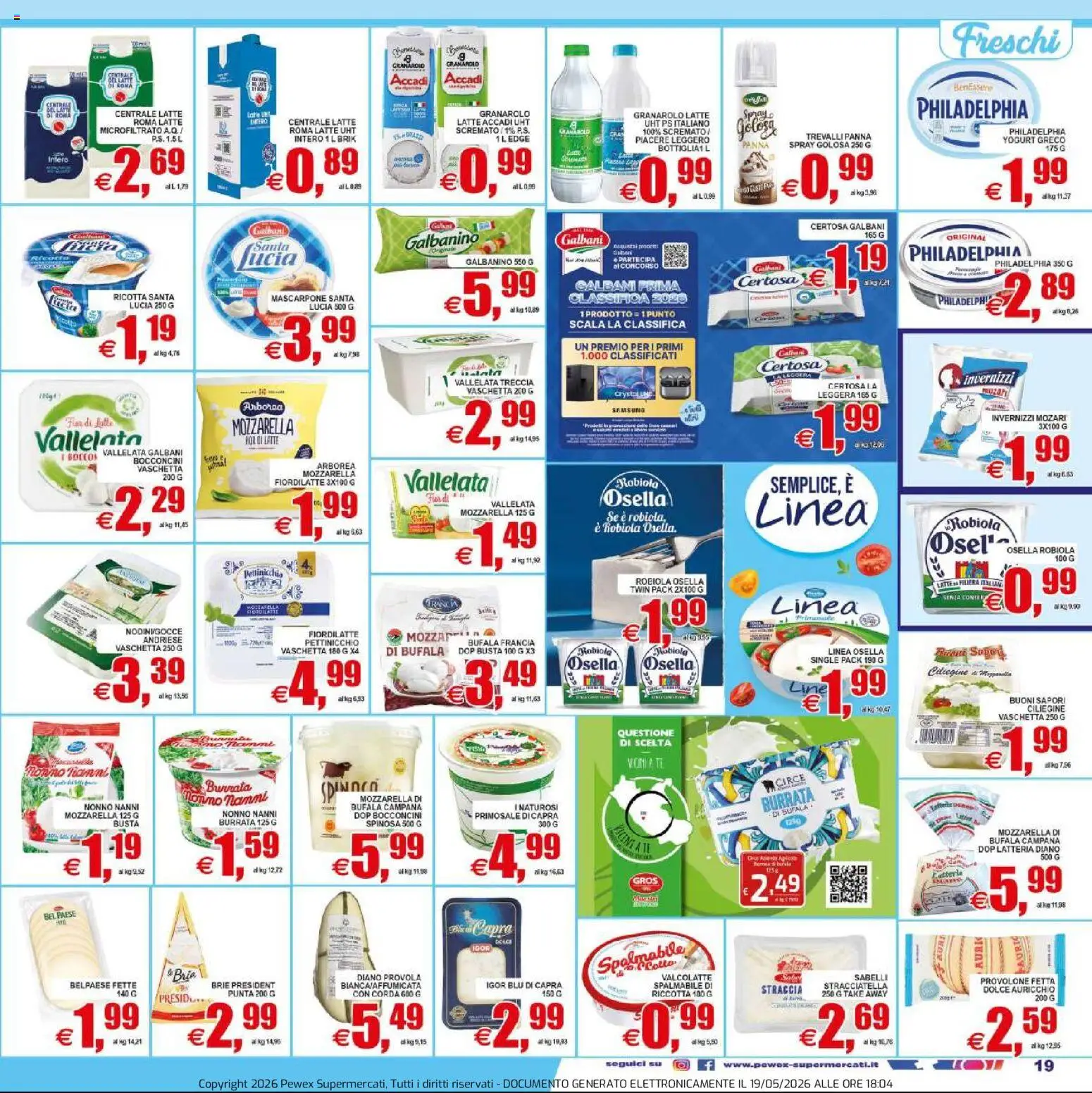 Volantino Pewex del 20.05.2026 | Pagina: 19 | Prodotti: Yogurt, Tè, Burrata, Stracciatella