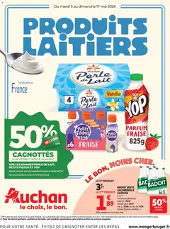 Auchan Produits laitiers - Voorbeeld van een folder van Auchan, geldig van 05.05.2026