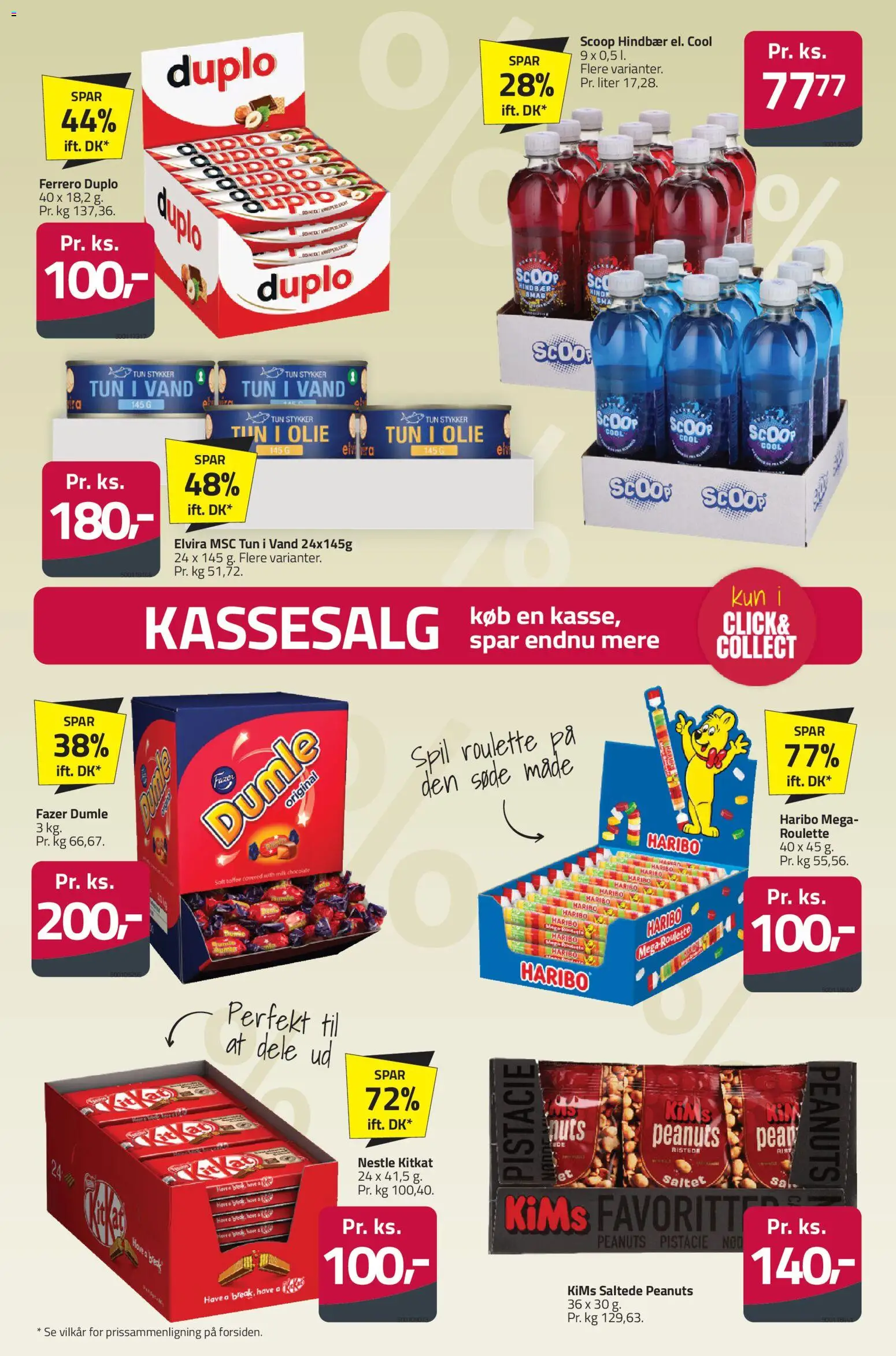Fleggaard tilbudsavis – gyldig fra 05/08/2026 | Side: 22 | Produkter: Olie, Peanuts, Salt, Hindbær