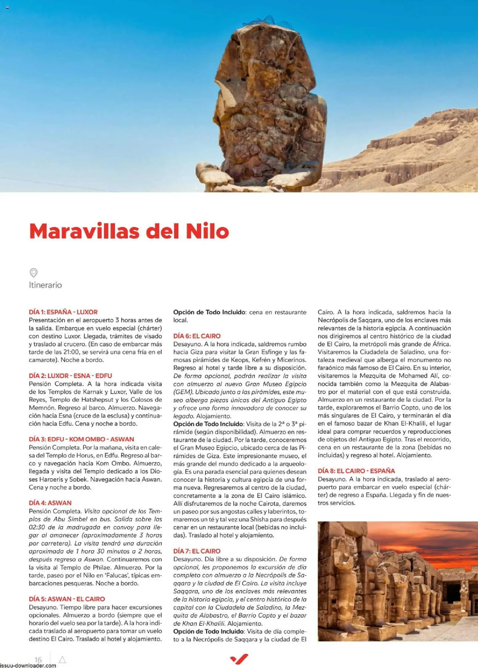 Halcón Viajes Egípto │ válido desde el 06/07/2026 | Página: 16 | Productos: Té, Navegación