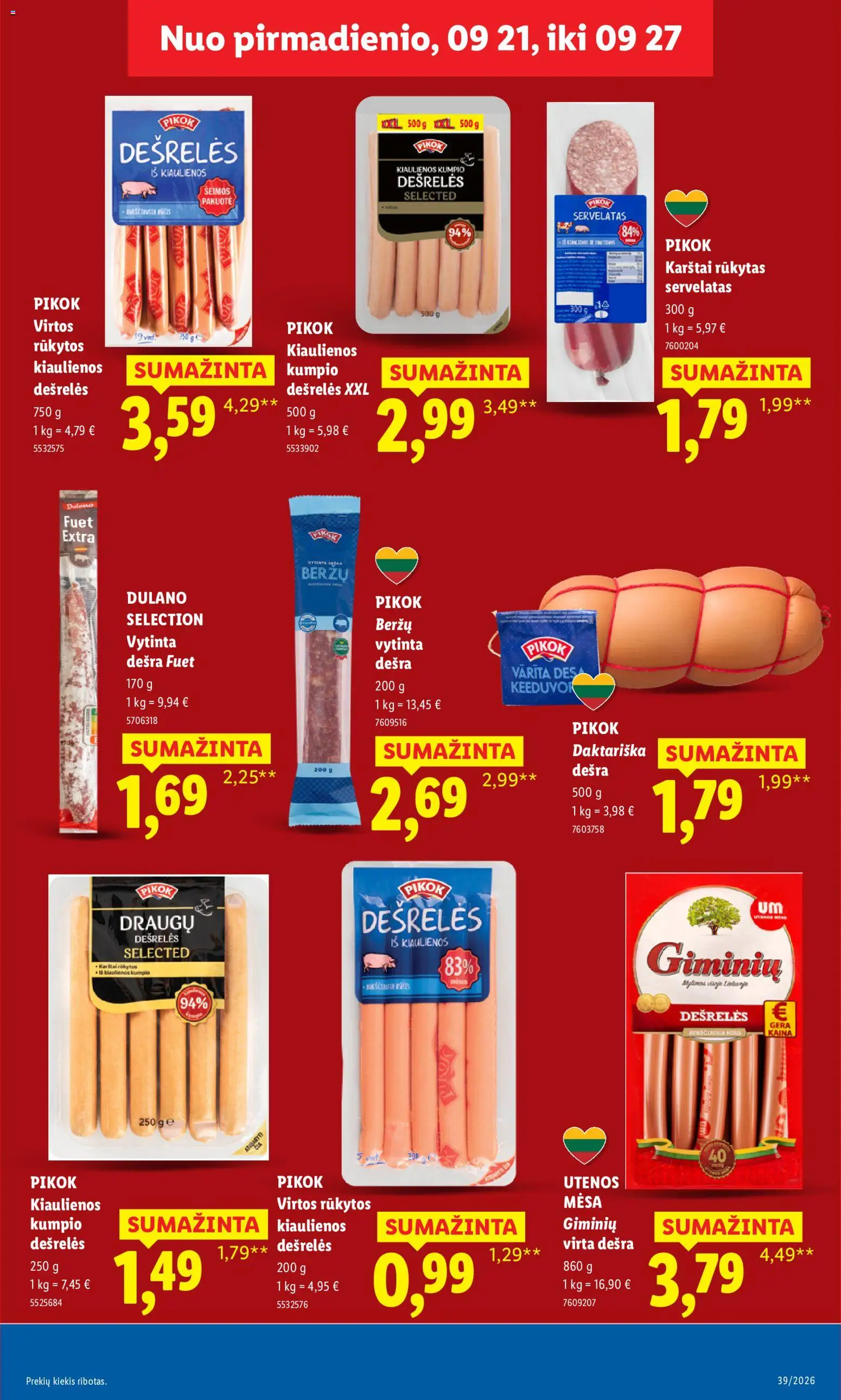 LIDL akcijos nuo 2026.09.21 | Puslapis: 13